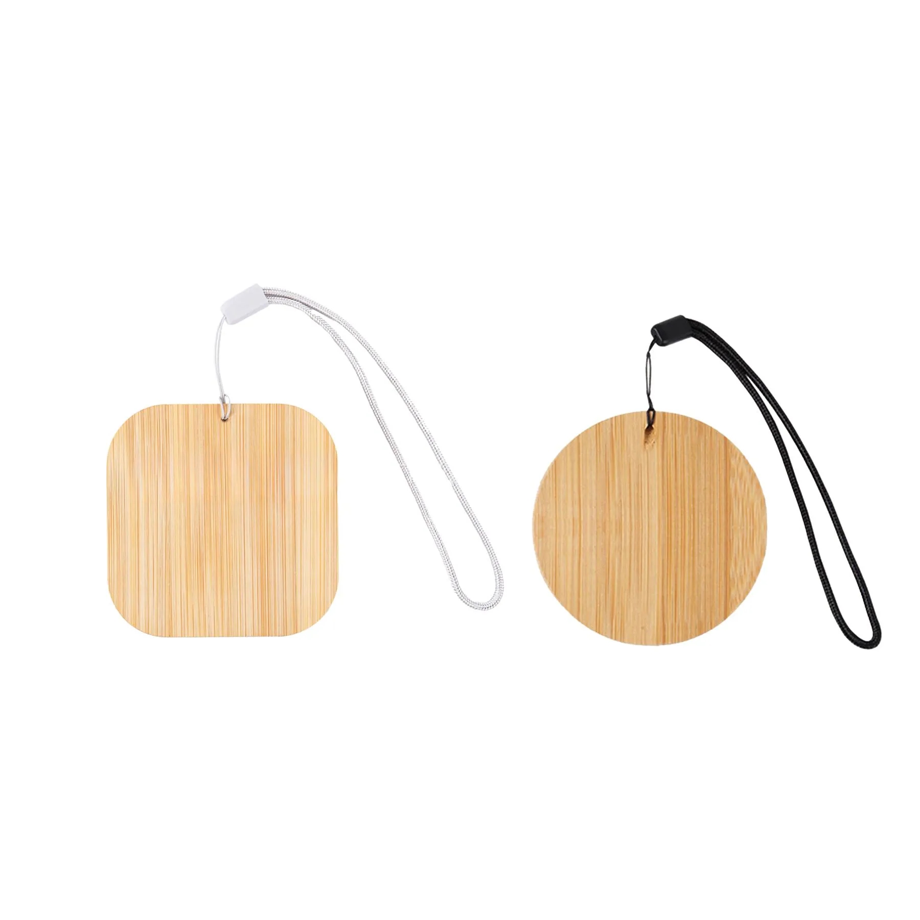 Eco-Friendly Bamboo Round Charging Cable Kit - Image 3