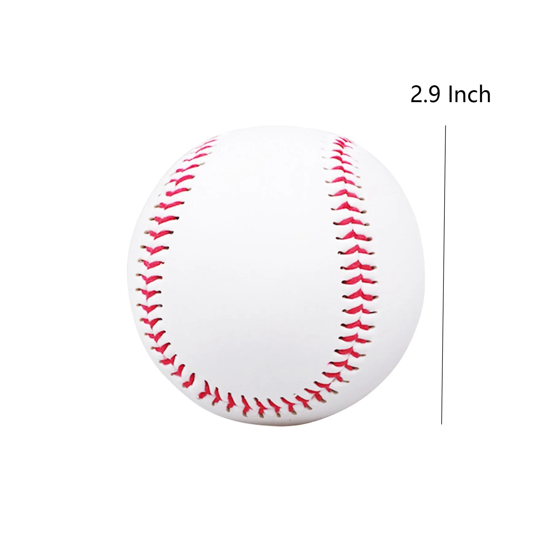 Vibrant Official Size Synthetic Leather Baseball - Image 2