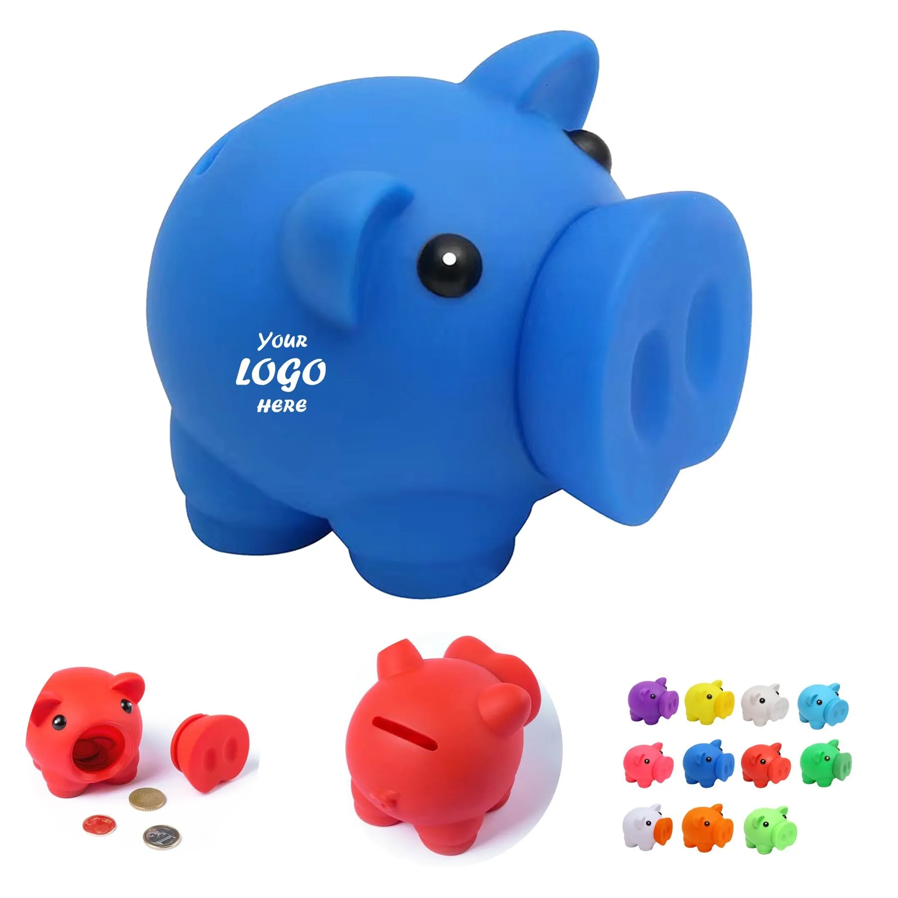 Large Nose PVC Piggy Bank