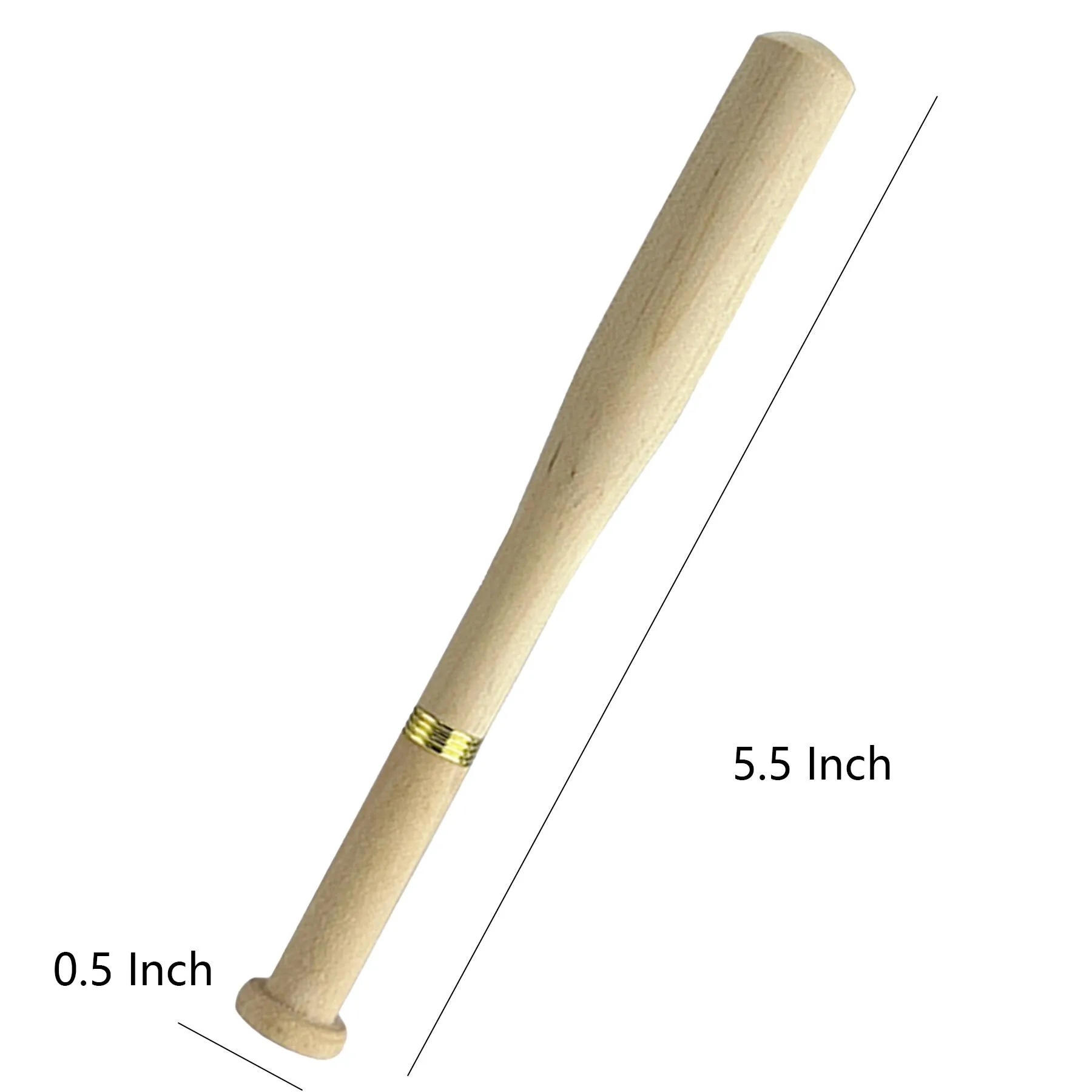 Creative Wooden Baseball Bat Shaped Ballpoint Pen - Image 2