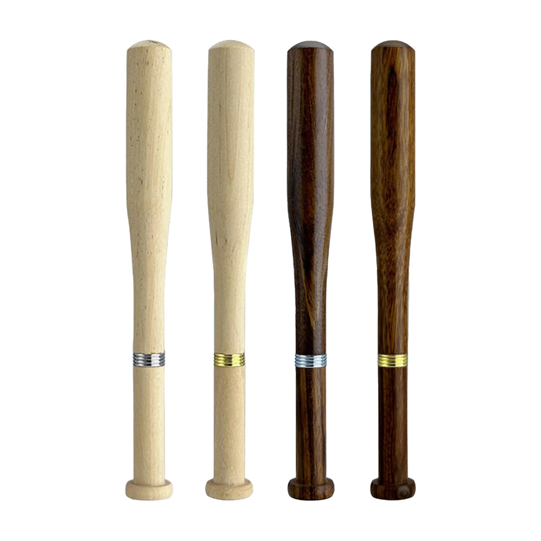 Creative Wooden Baseball Bat Shaped Ballpoint Pen - Image 3