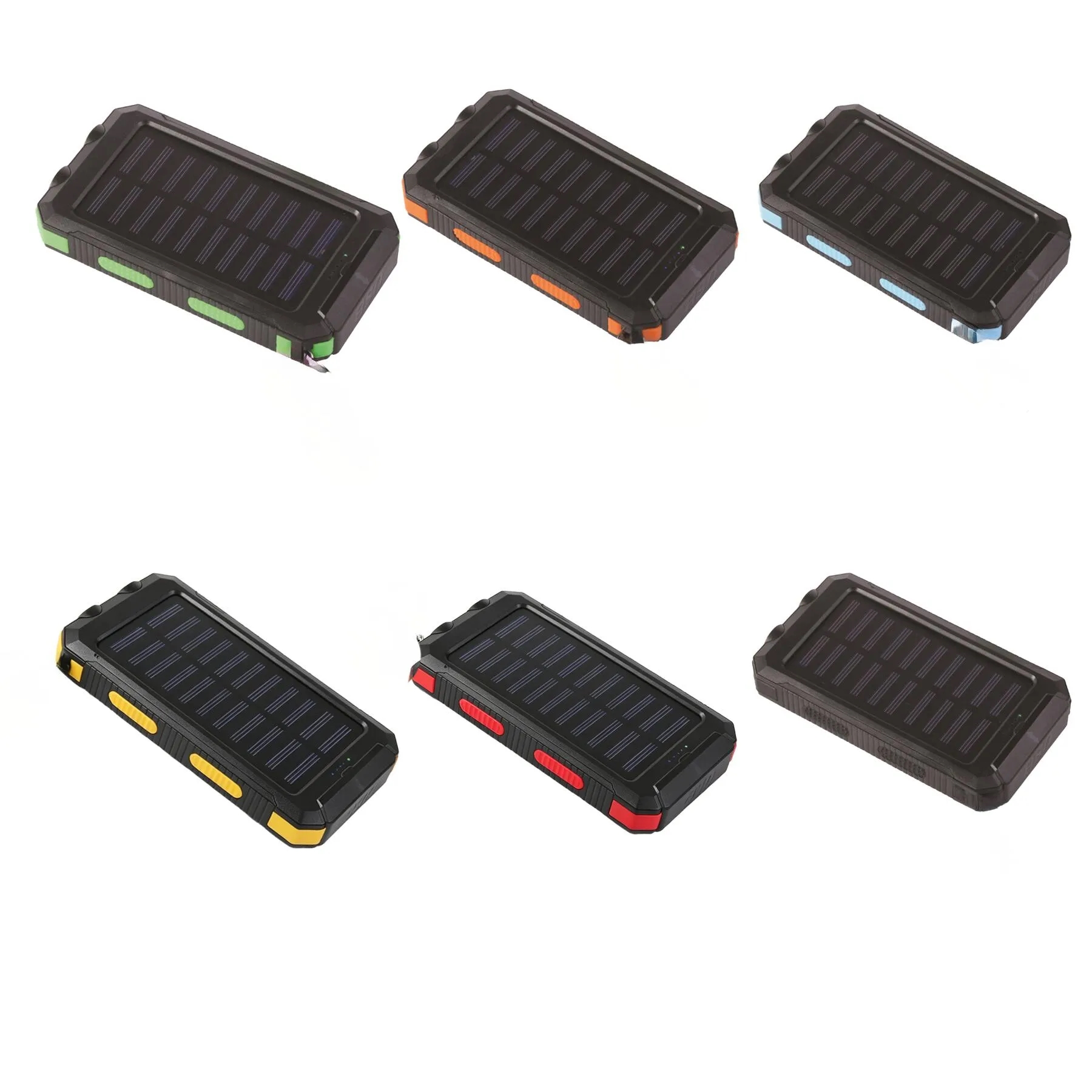 Waterproof 10000mAh Solar Power Bank With Compass And Light - Image 3