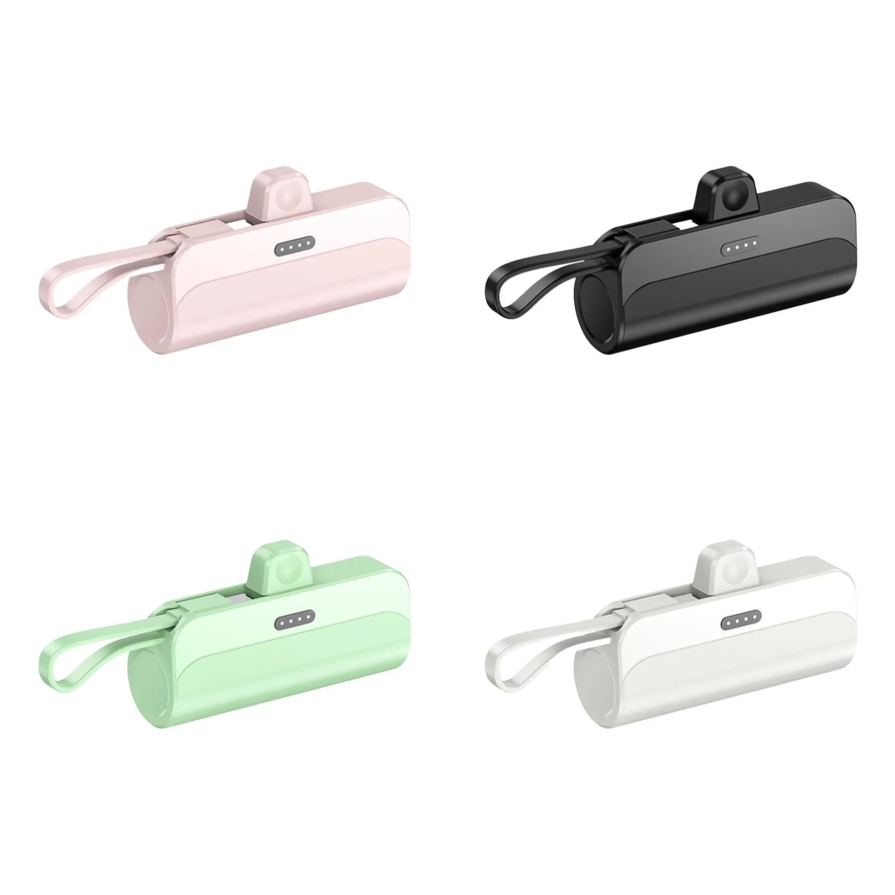 Pocket Capsule Power Bank 5000mAh With Built In Cable - Image 3