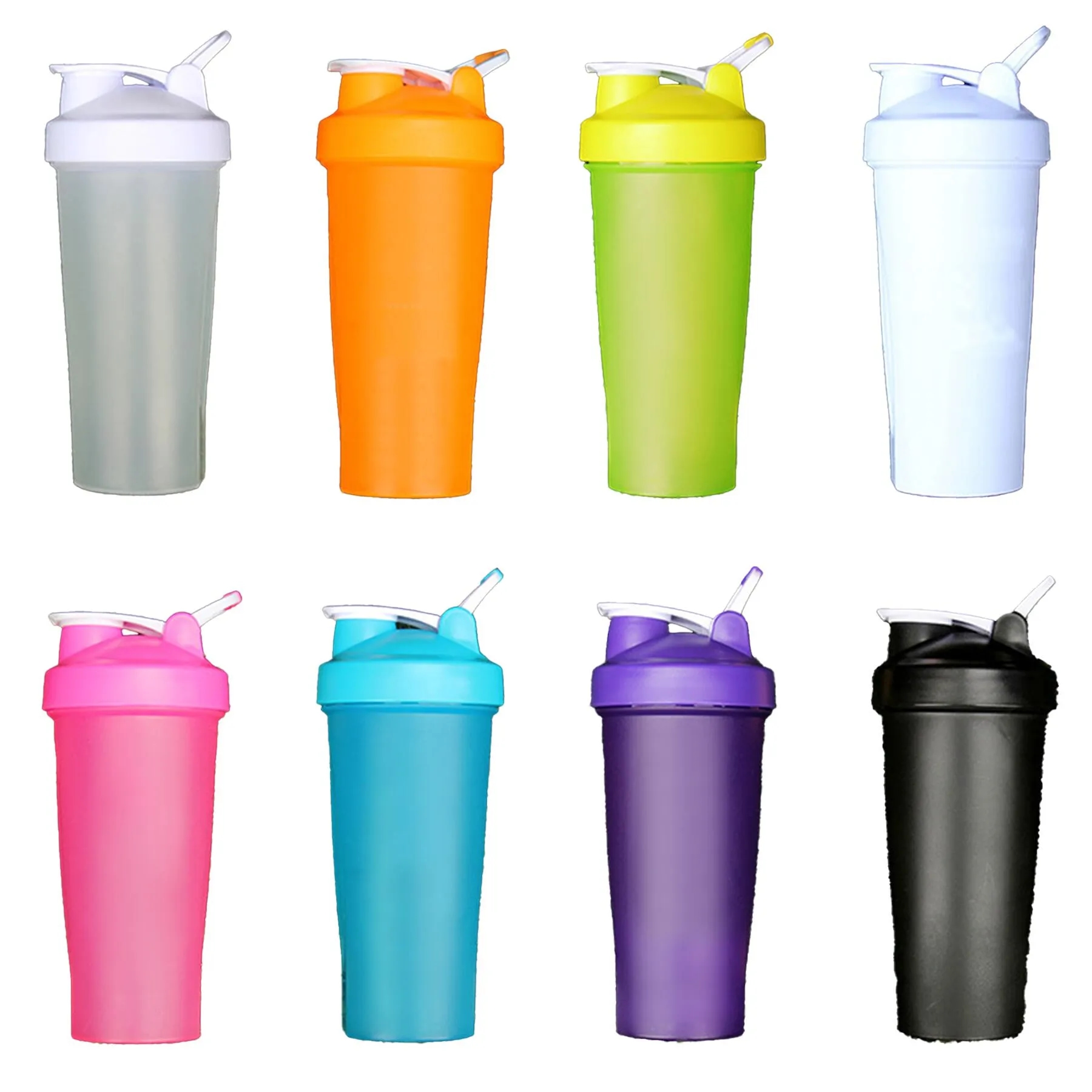 20 Oz Shaker Bottle With Whisk For Gym Drinks - Image 3