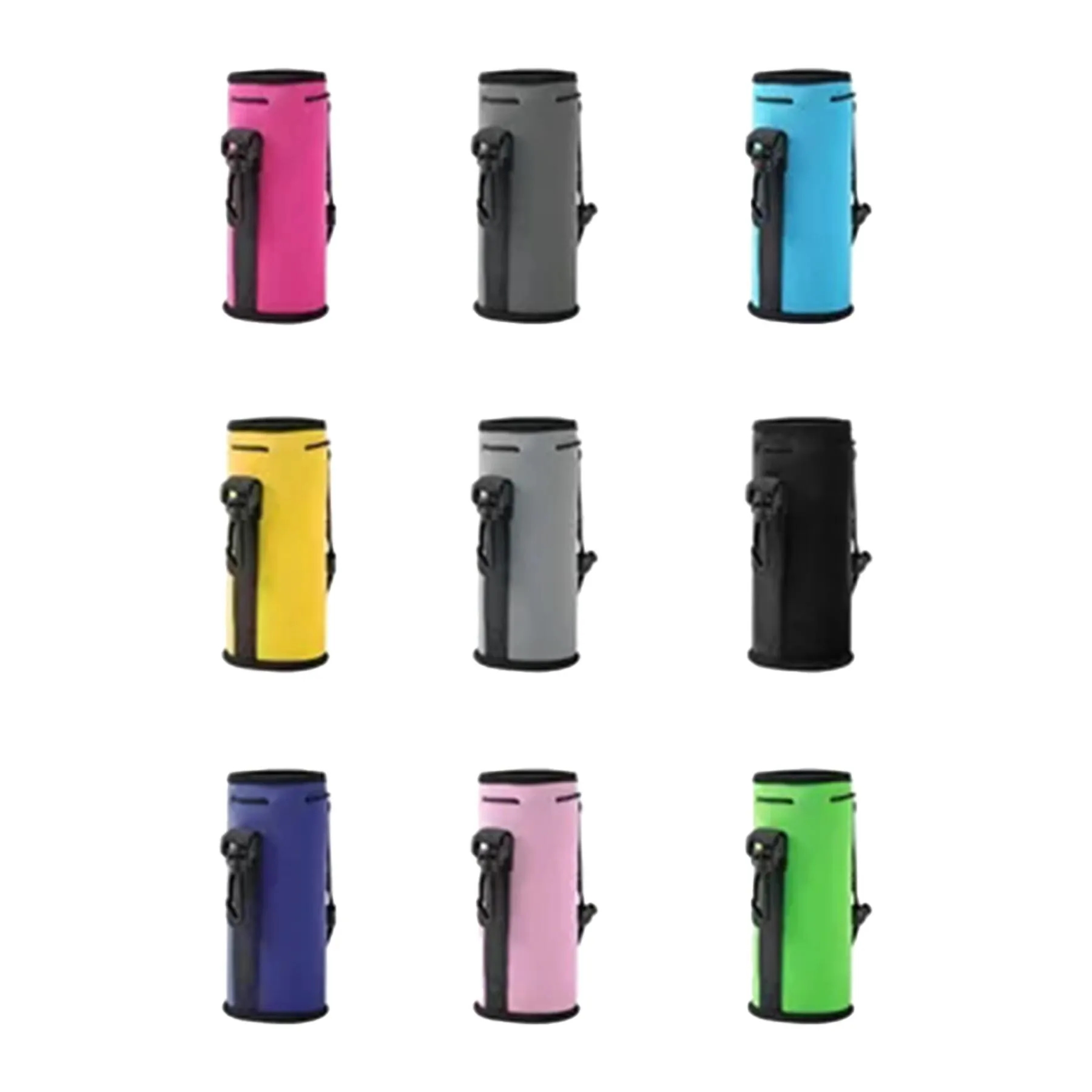 Neoprene Water Bottle Sleeve With Travel Strap - Image 3