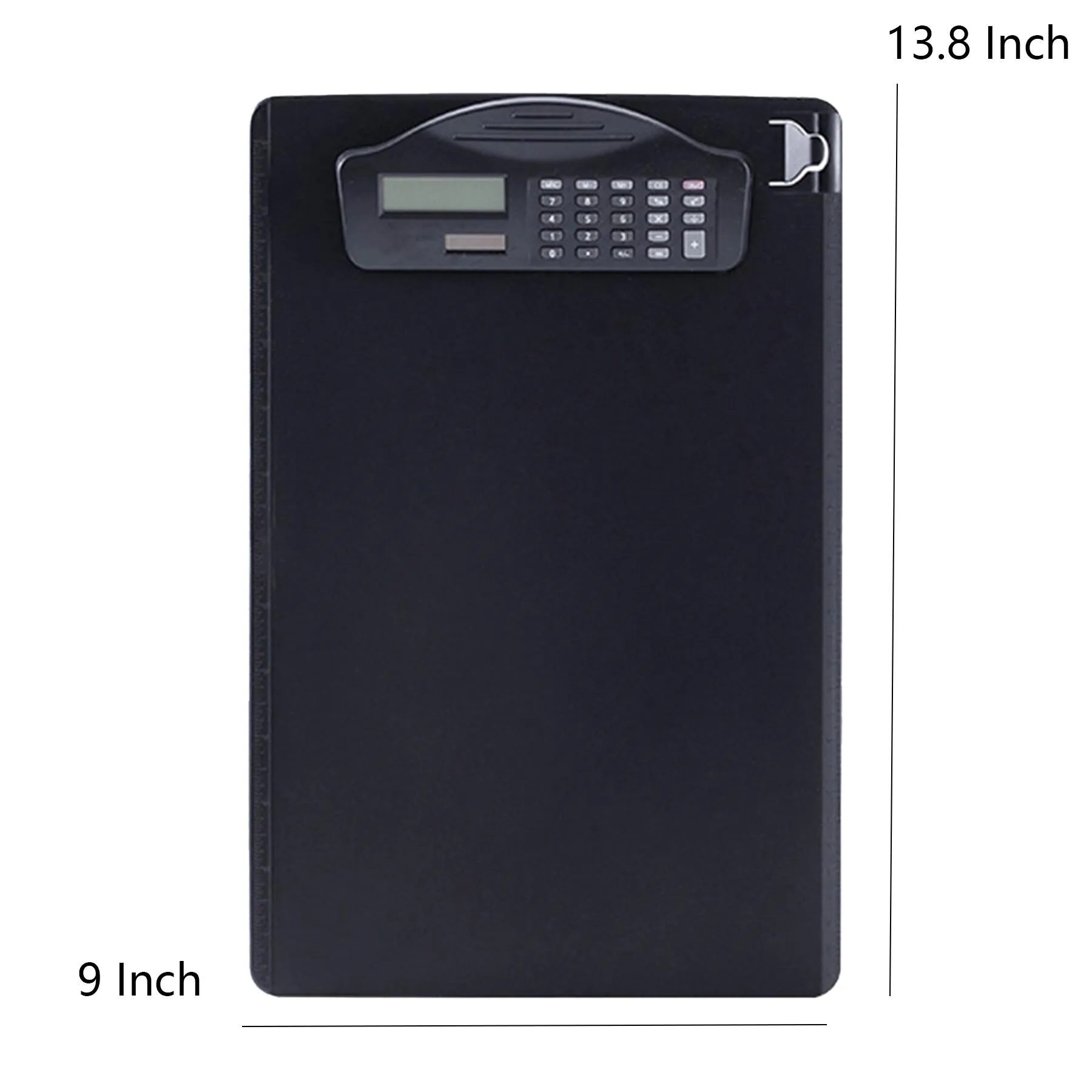 PP Plastic Clipboard With Built-In Calculator Clip - Image 2