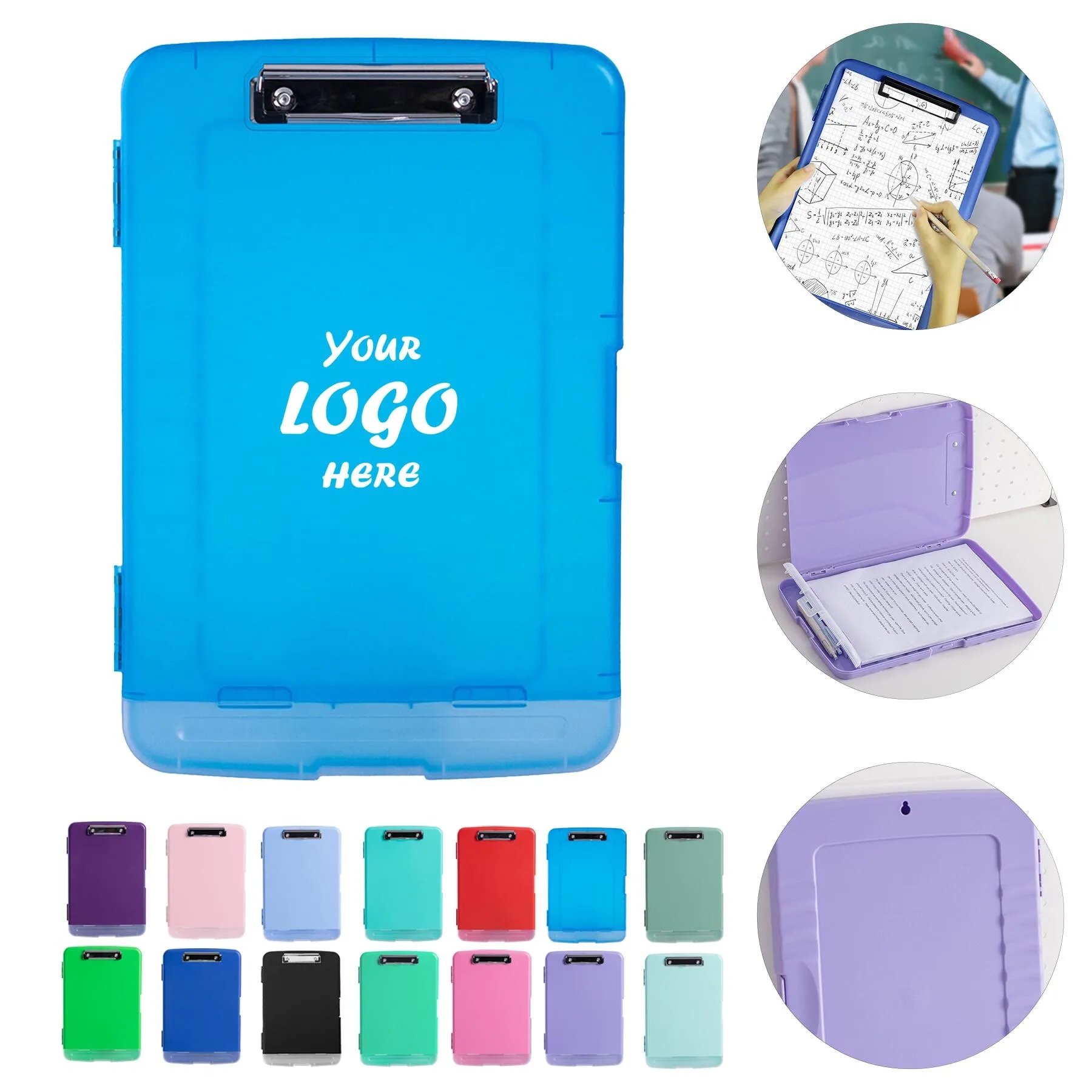 High Capacity Storage Clipboard With Built In Pen Case