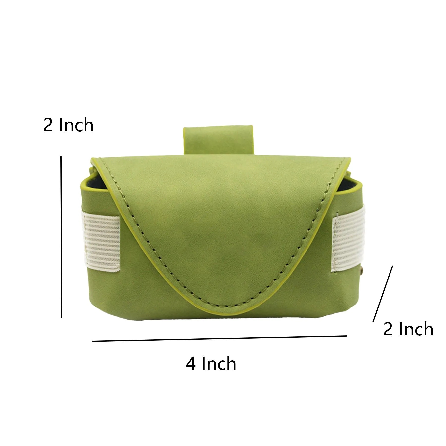 PU Golf Ball Waist Pouch With Magnetic Belt Hook Clip - Image 2