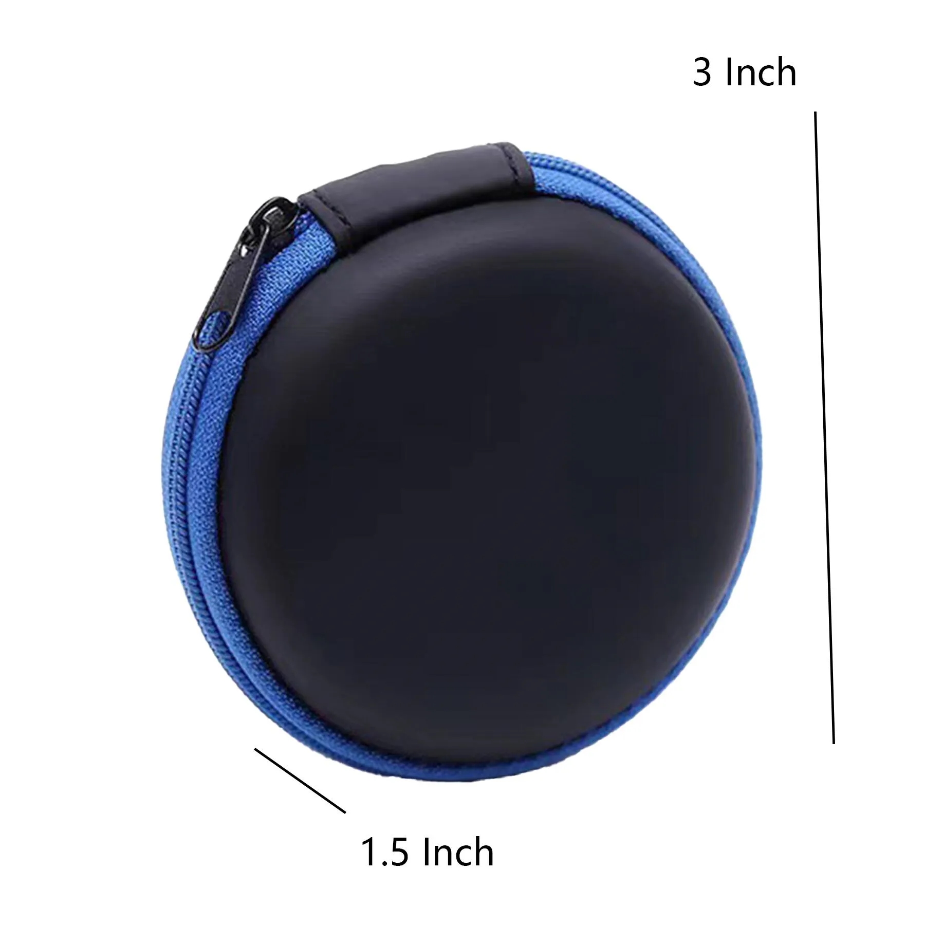 Protective EVA Earbud Carrying Case With Zipper - Image 2