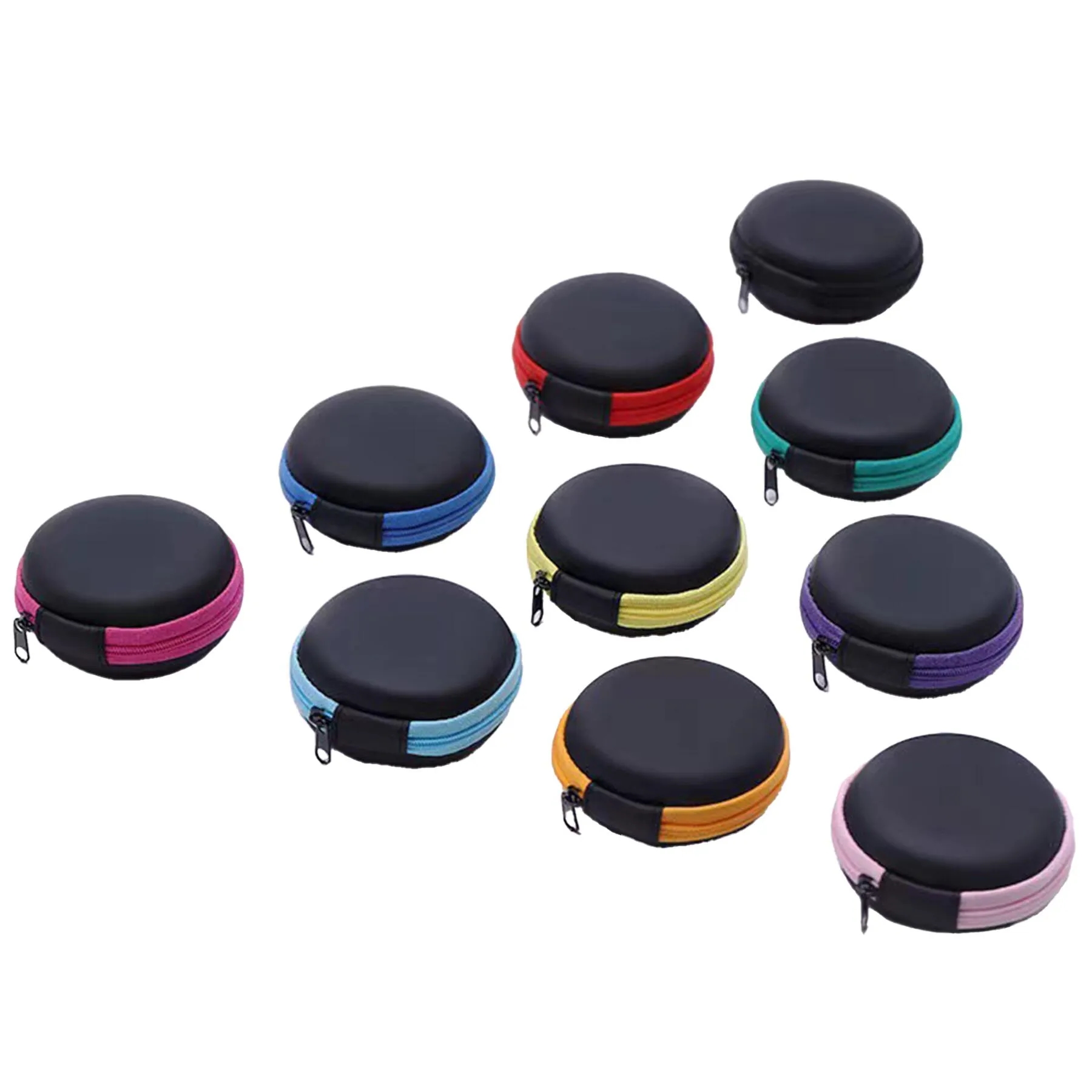 Protective EVA Earbud Carrying Case With Zipper - Image 3