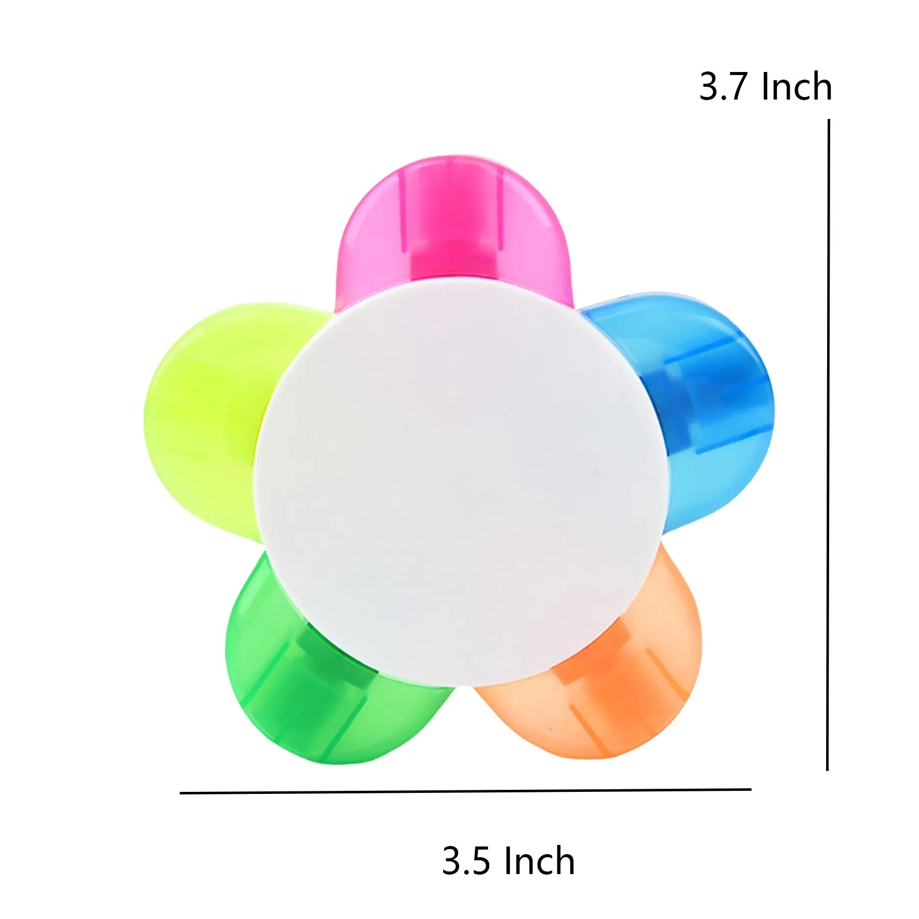 Five Color Flower Highlighter Pen For Study Notes - Image 2