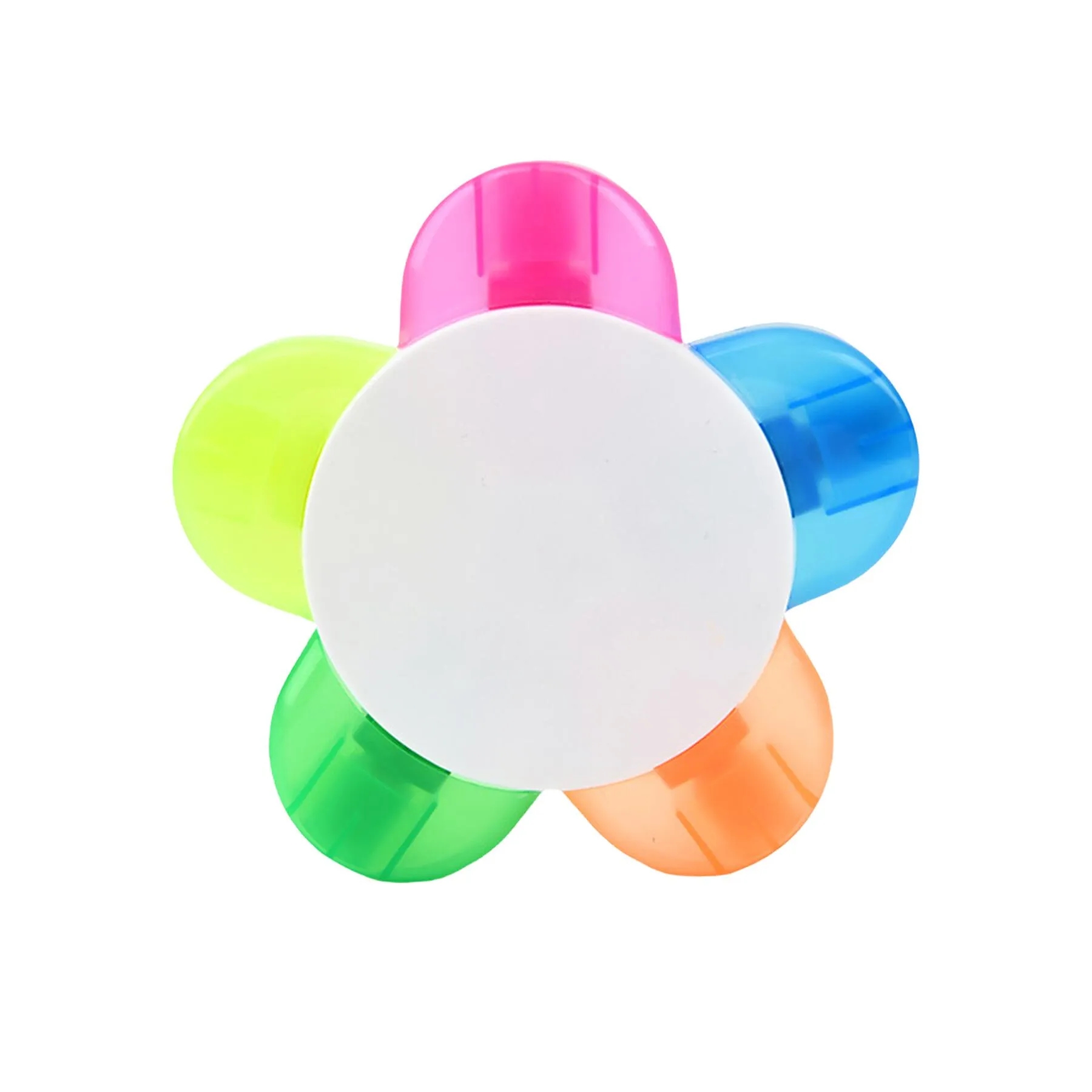 Five Color Flower Highlighter Pen For Study Notes - Image 3