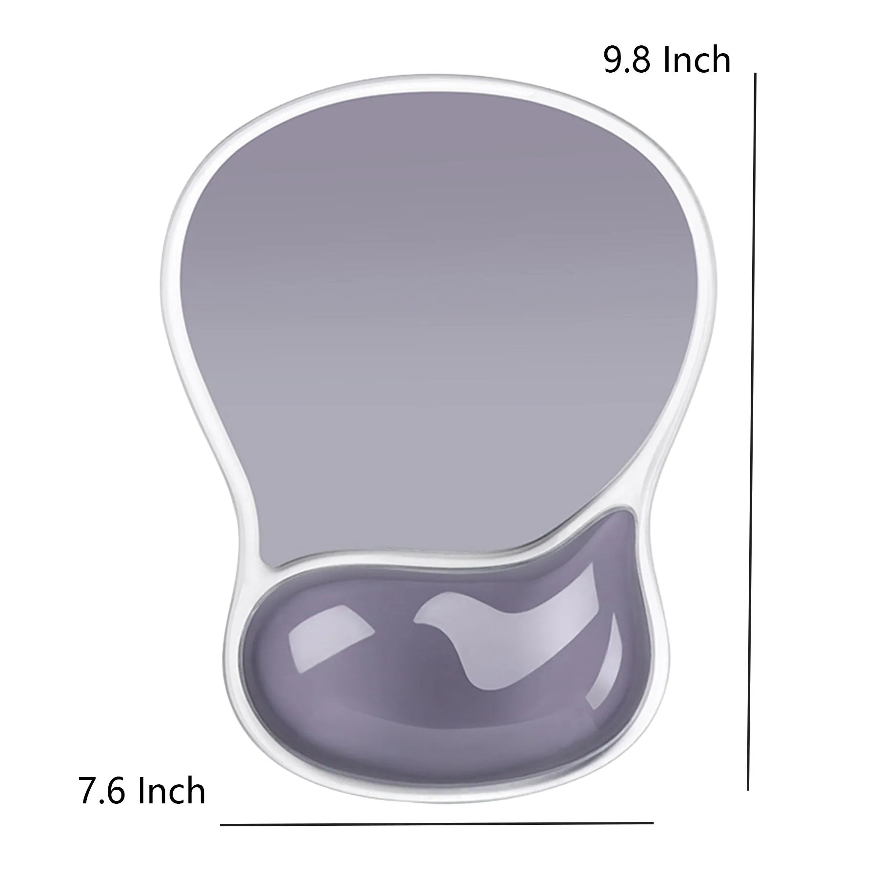 Ergonomic Silicone Mouse Pad With Gel Wrist Support - Image 2