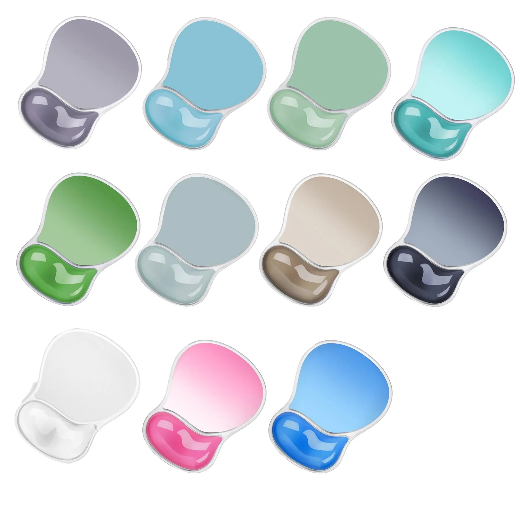 Ergonomic Silicone Mouse Pad With Gel Wrist Support - Image 3