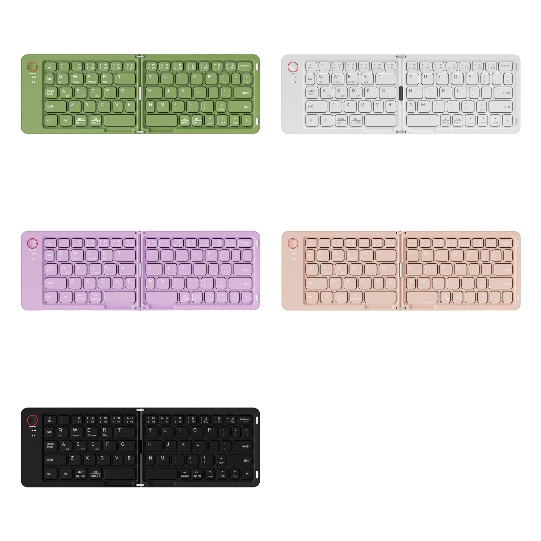 Ultra Slim Folding Bluetooth Keyboard For Mobile Work - Image 3