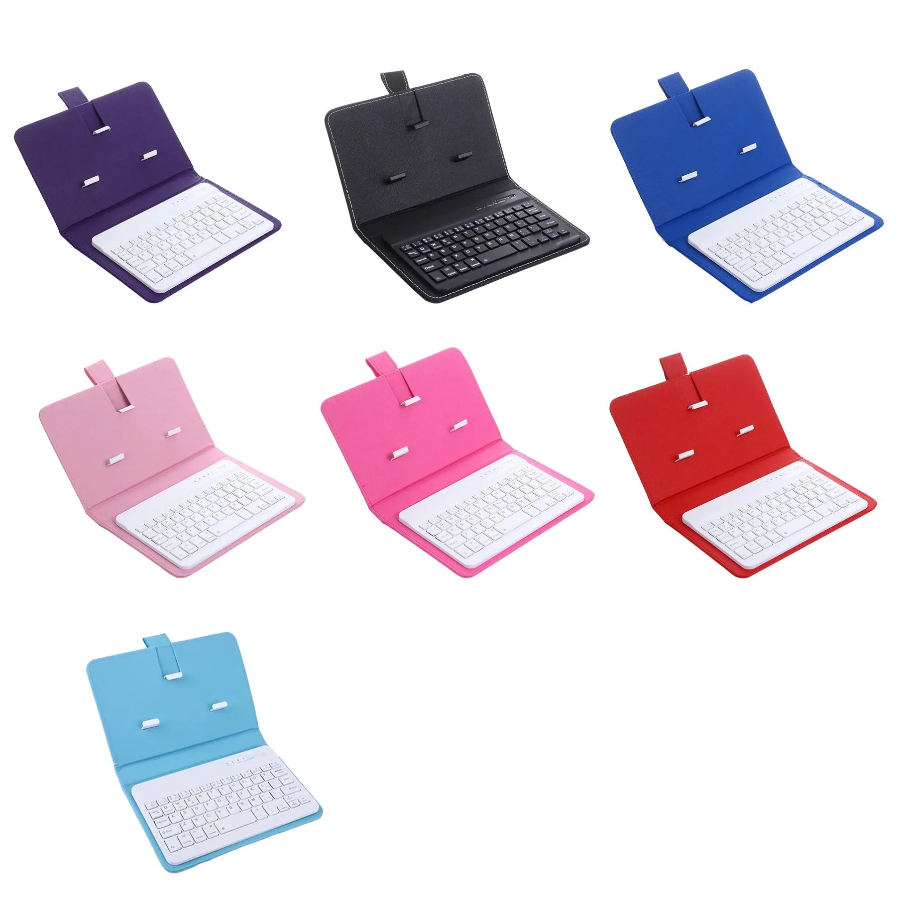 Bluetooth Phone Keyboard Case Cover With Built In Stand - Image 3