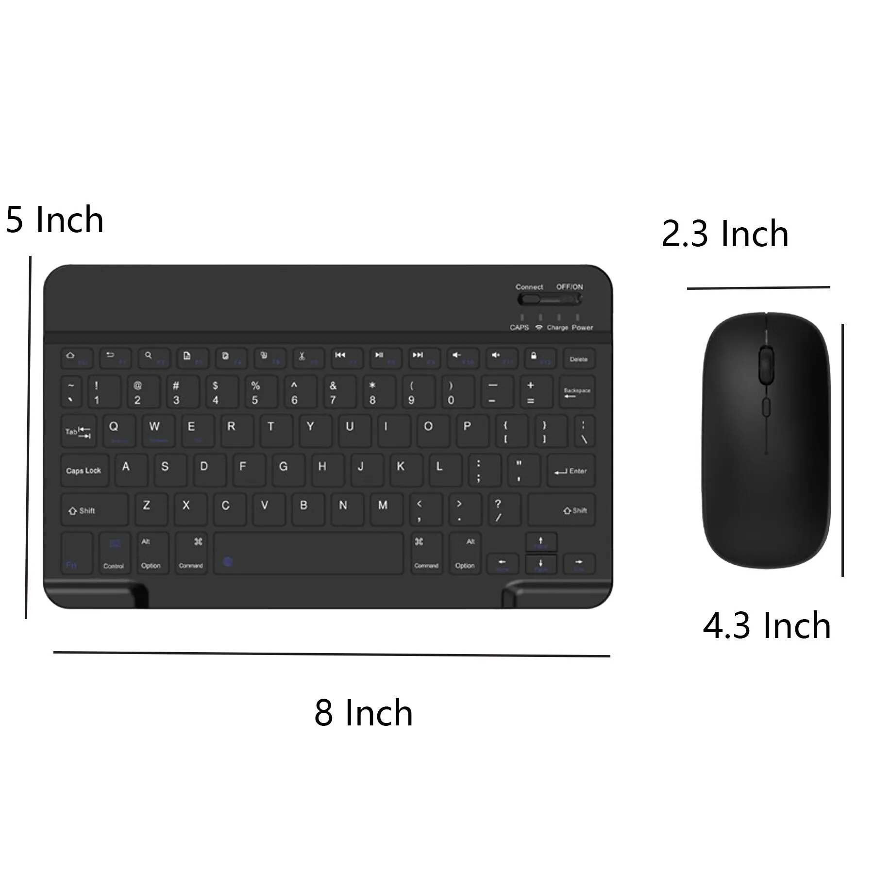 Rechargeable Bluetooth Keyboard And Mouse Set For Desks - Image 2