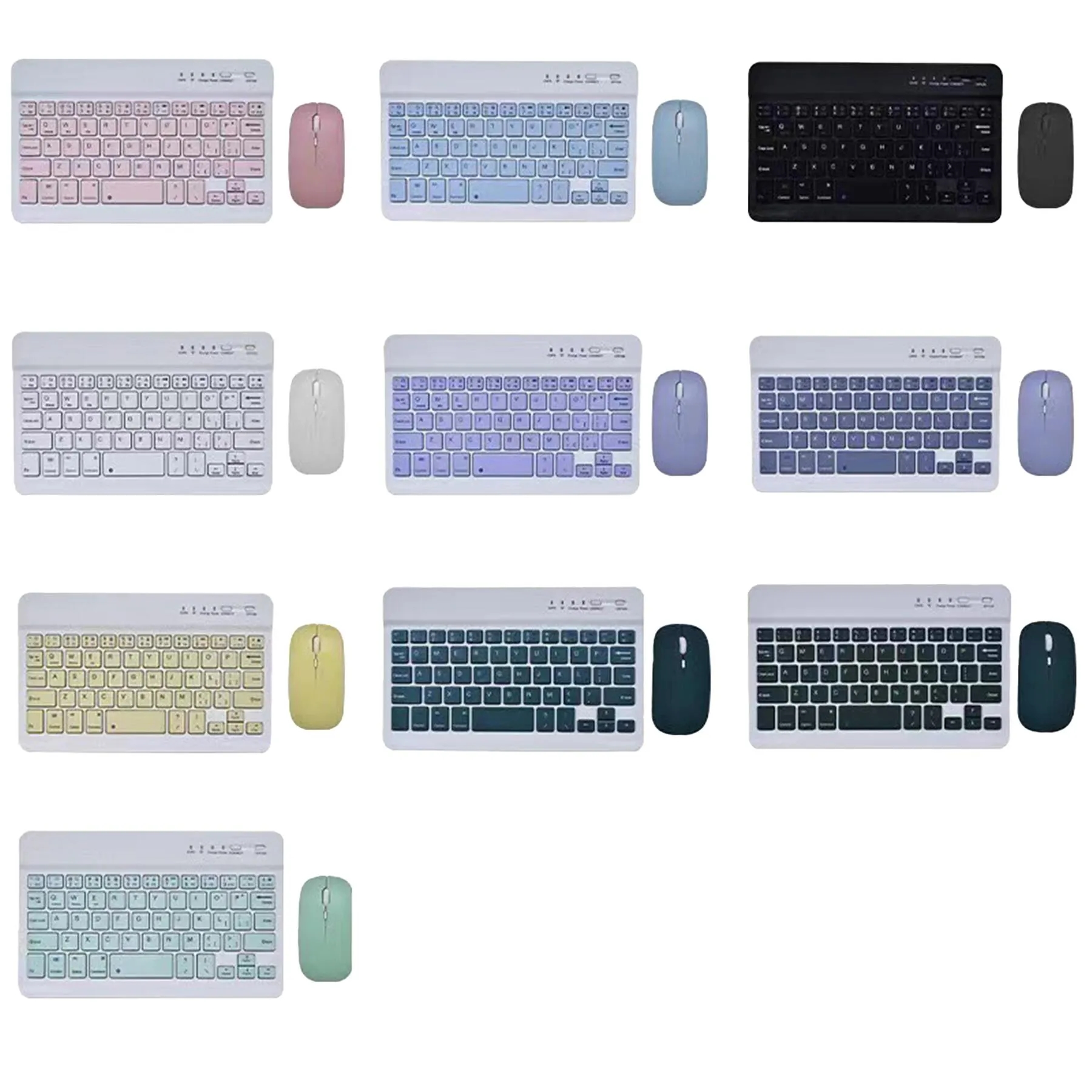 Rechargeable Bluetooth Keyboard And Mouse Set For Desks - Image 3