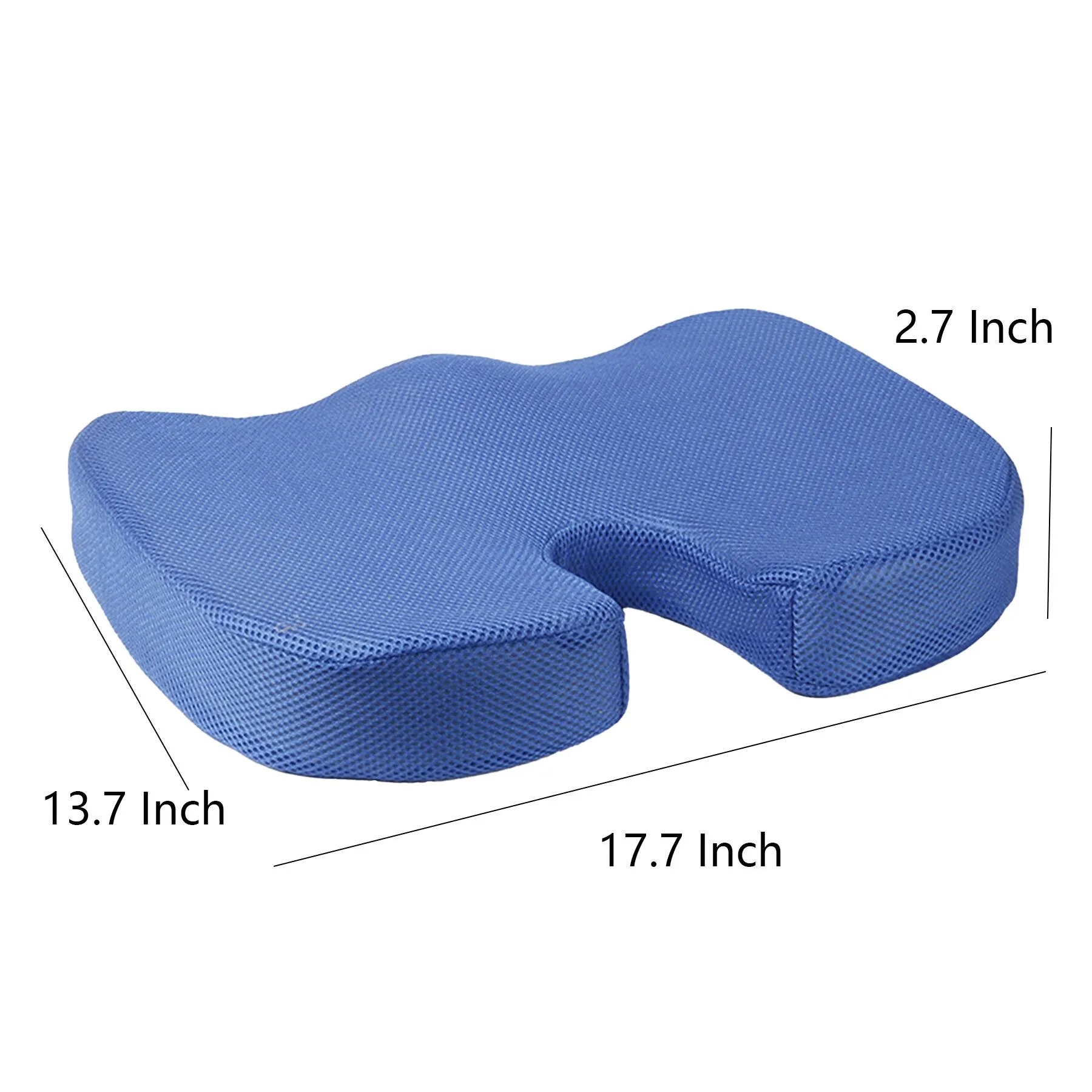 Memory Foam Seat Cushion With Removable Mesh Cover - Image 2