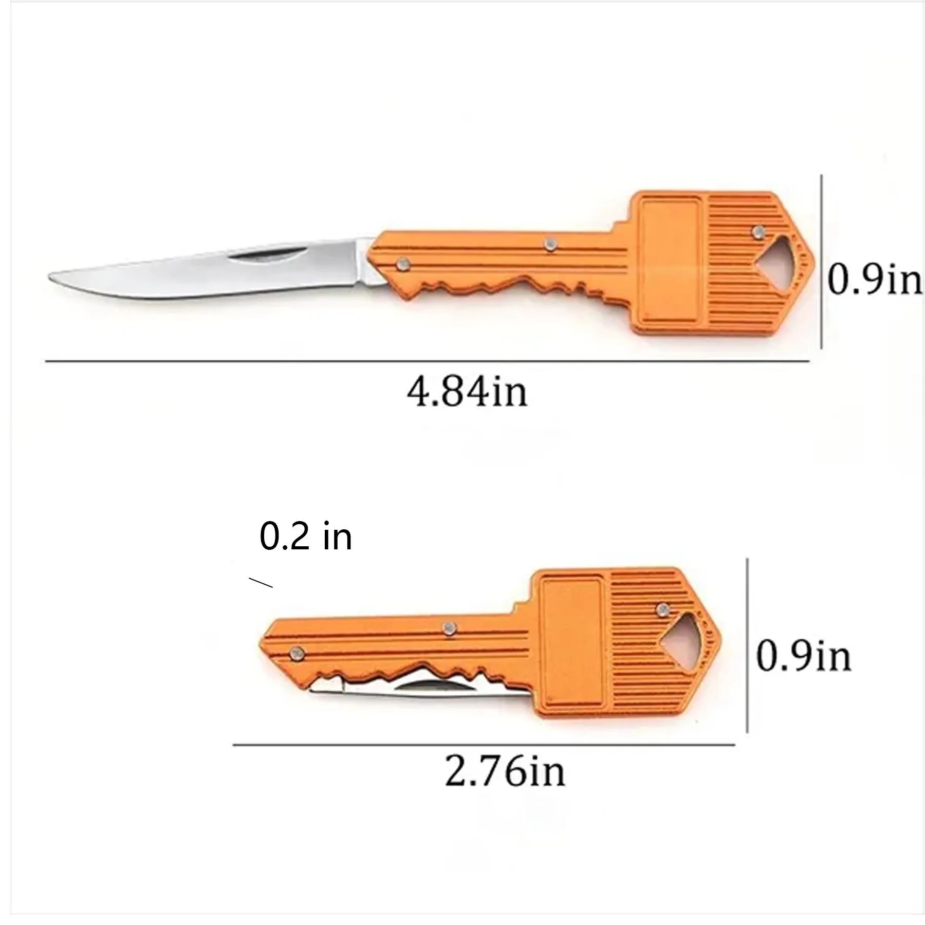 Heart Shaped Mini Folding Key Knife For Travel Kits - Image 2
