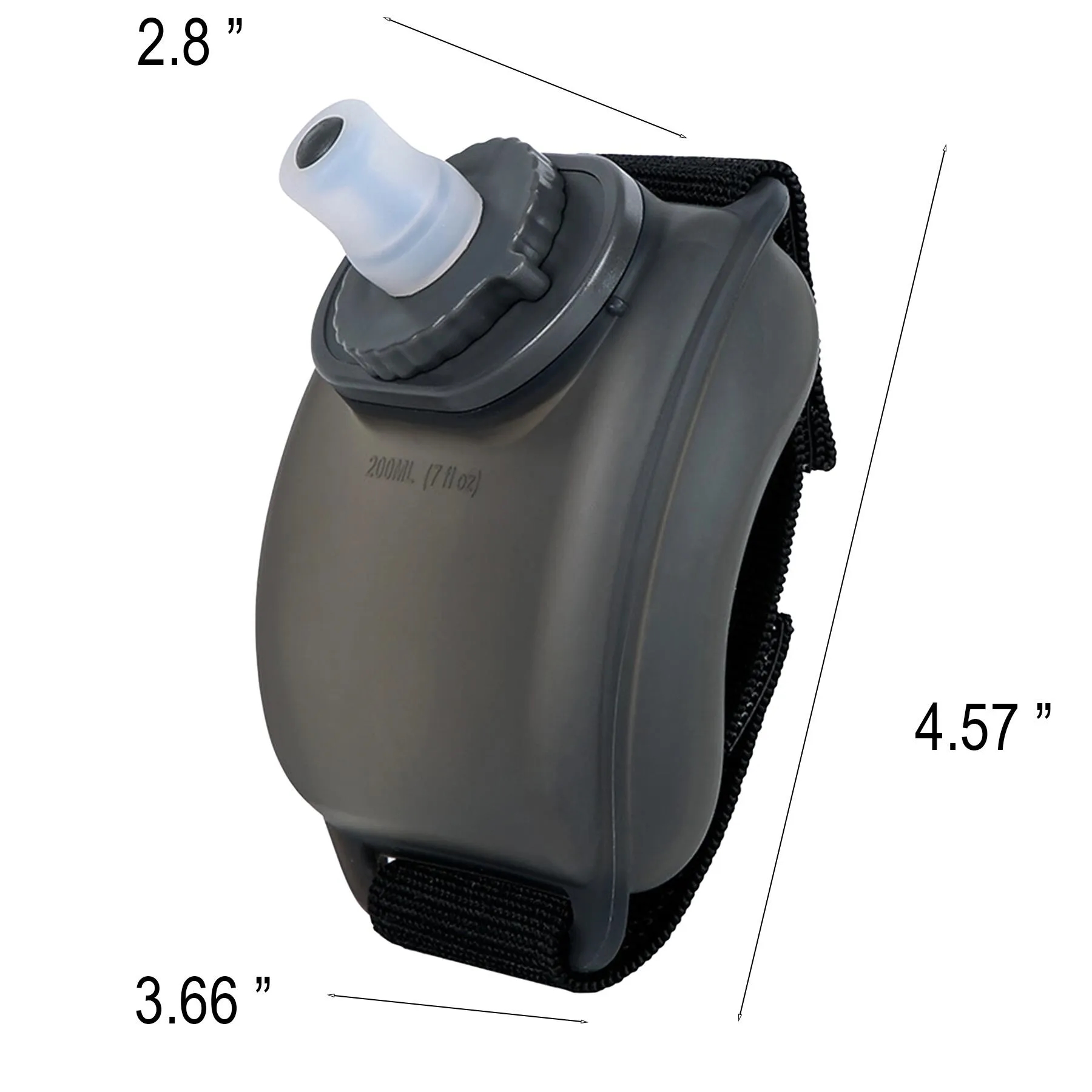 Wrist Strap Sports Water Bottle For Running And Hiking - Image 2