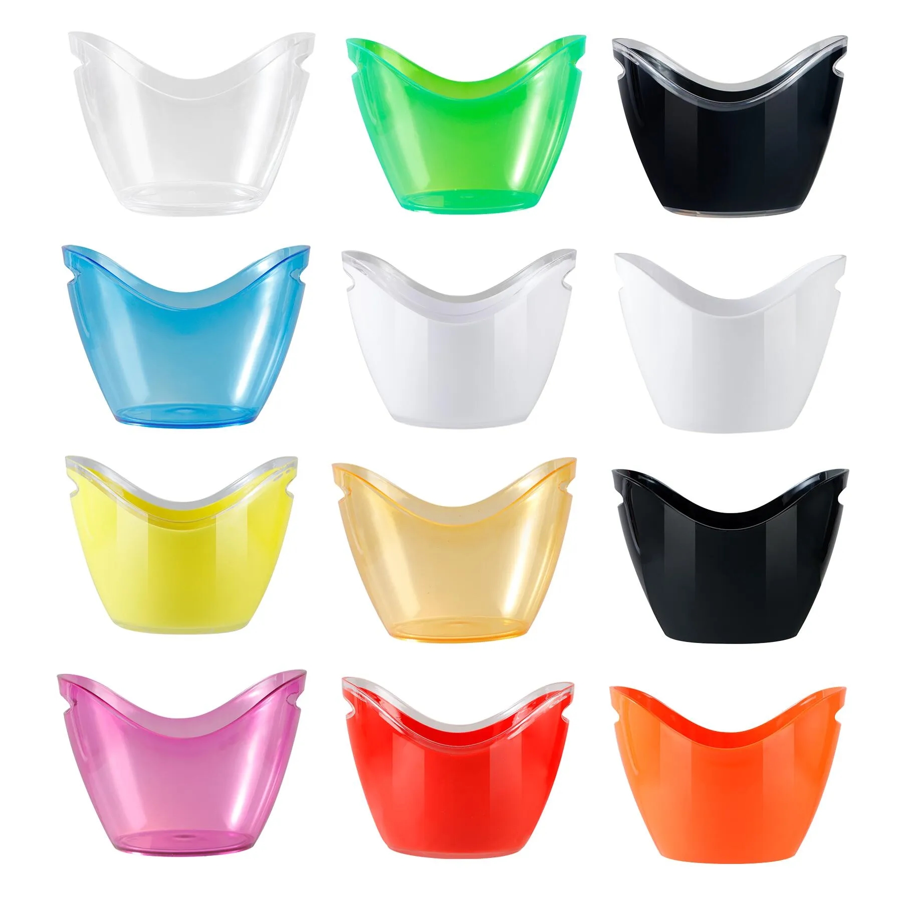 Acrylic Champagne Ice Bucket With Easy Carry Handles - Image 3