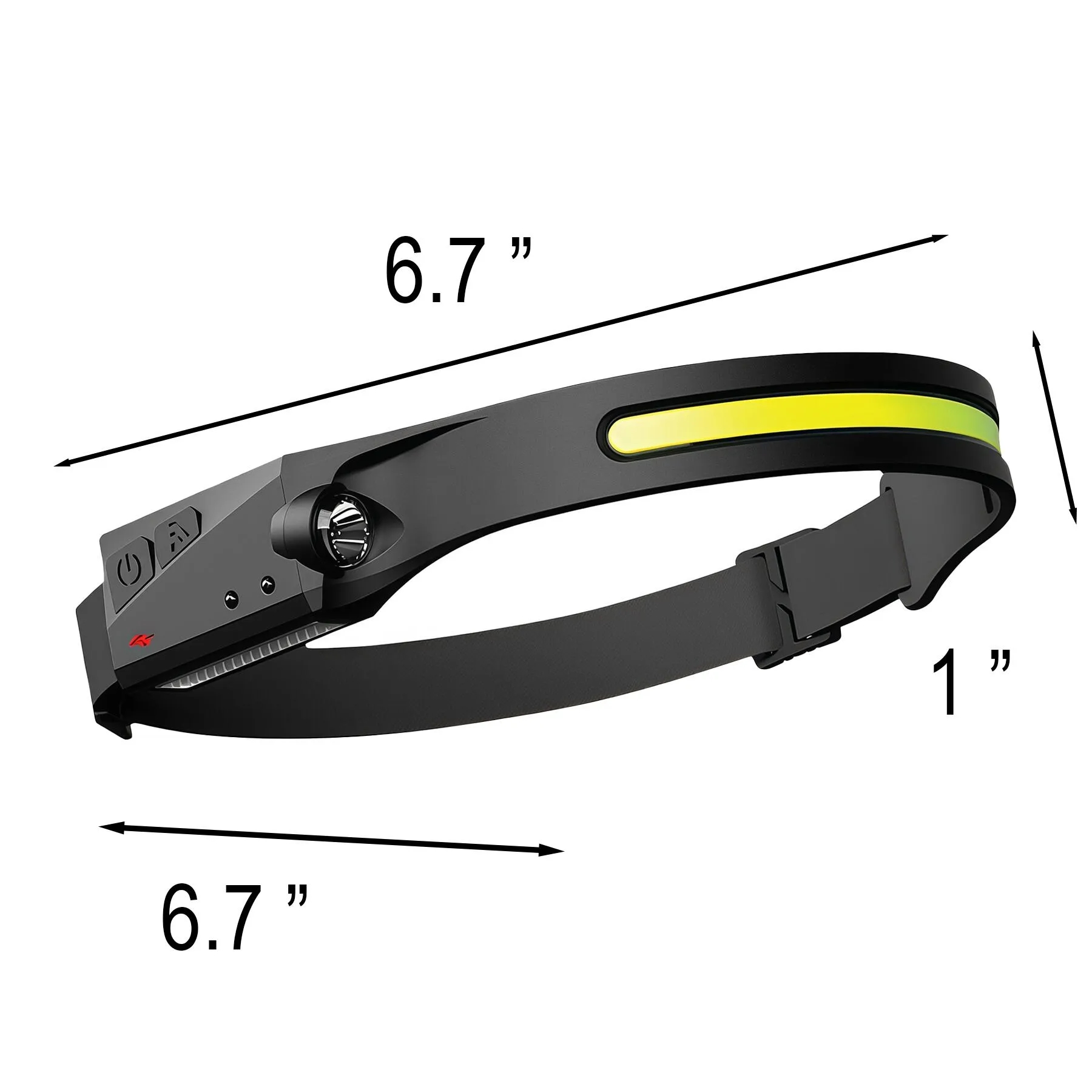 Wide Beam Rechargeable COB Headlamp With USB C - Image 2