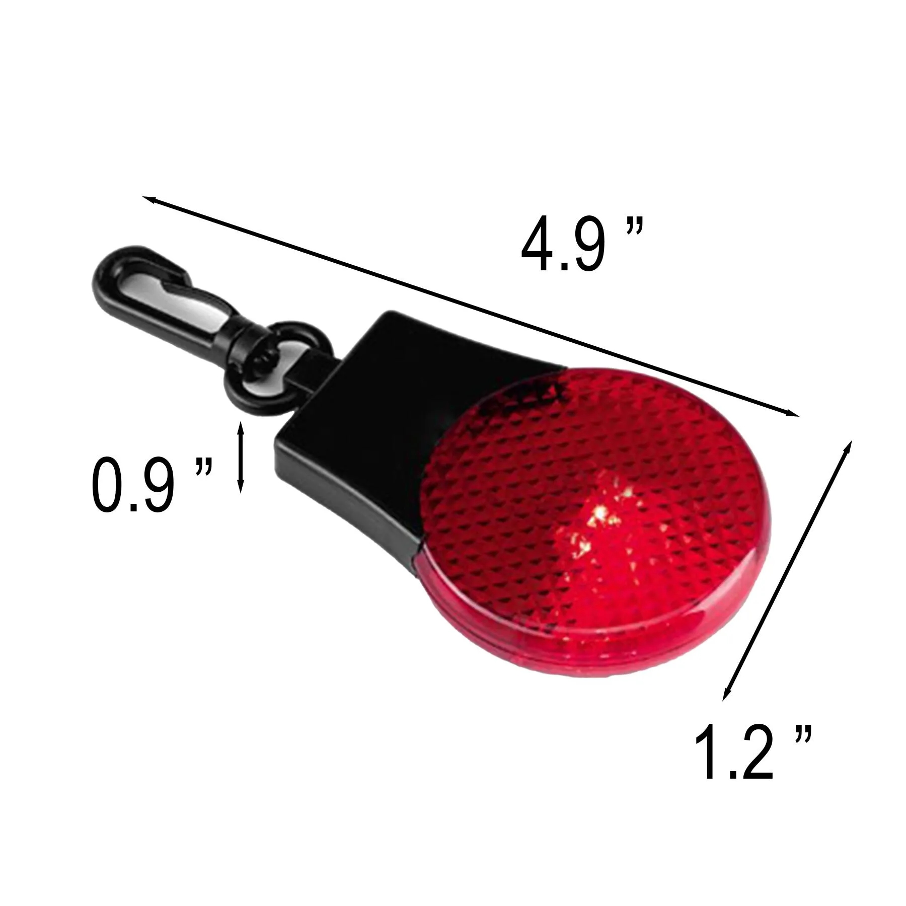 Reflective Triple Mode LED Safety Keychain Light - Image 2