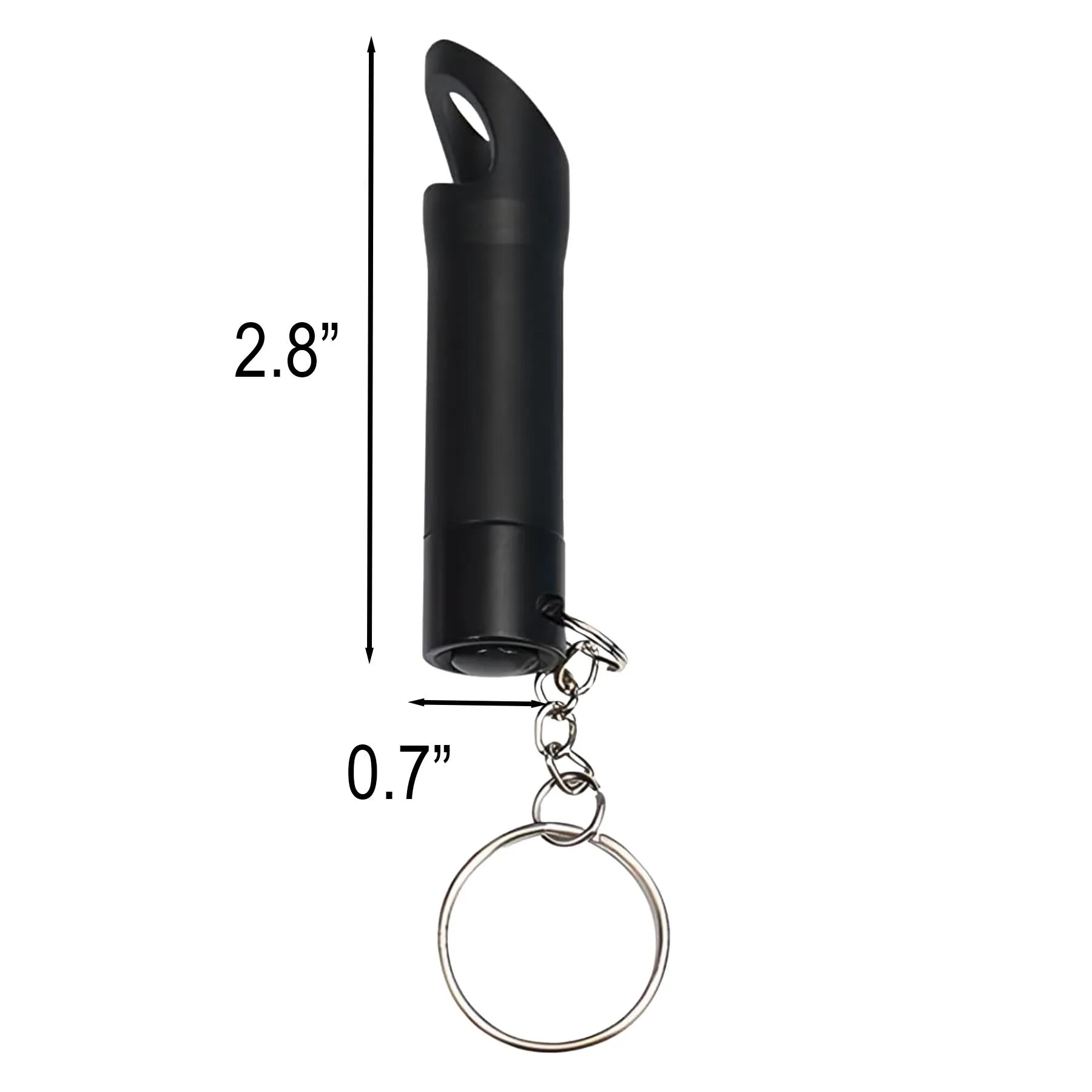 Aluminum LED Keychain Flashlight With Bottle Opener - Image 2