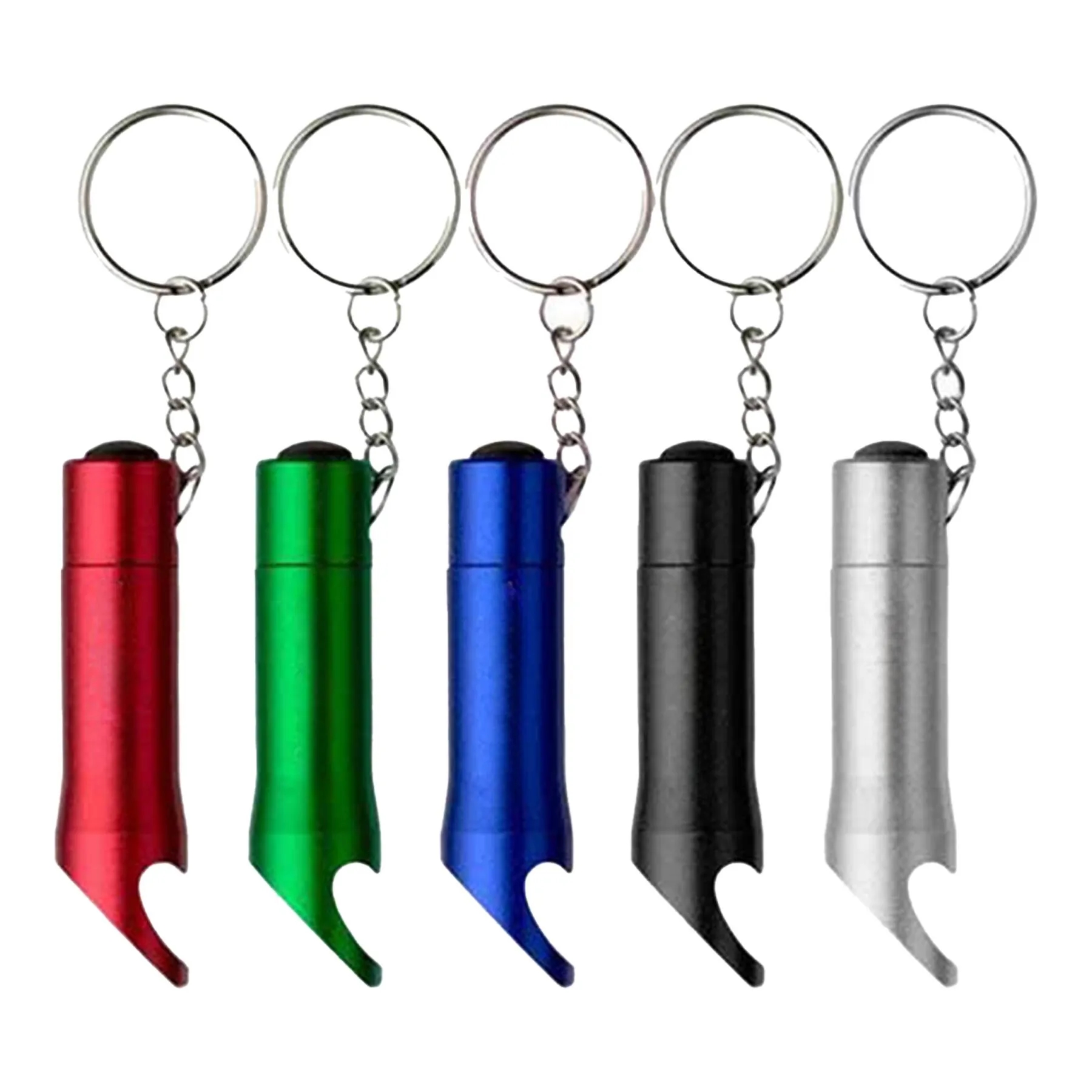 Aluminum LED Keychain Flashlight With Bottle Opener - Image 3