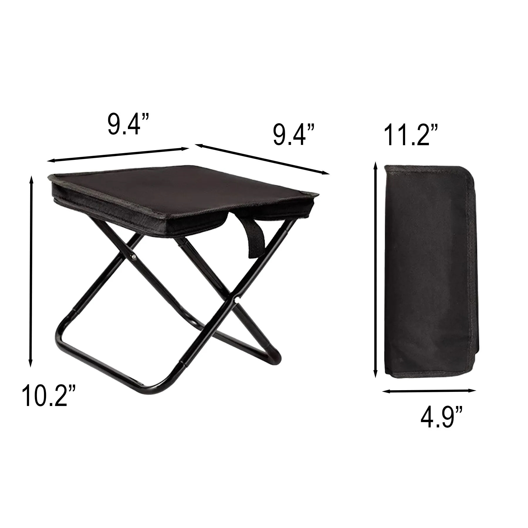 Outdoor Folding Oxford Camping Chair With Carrying Bag - Image 2