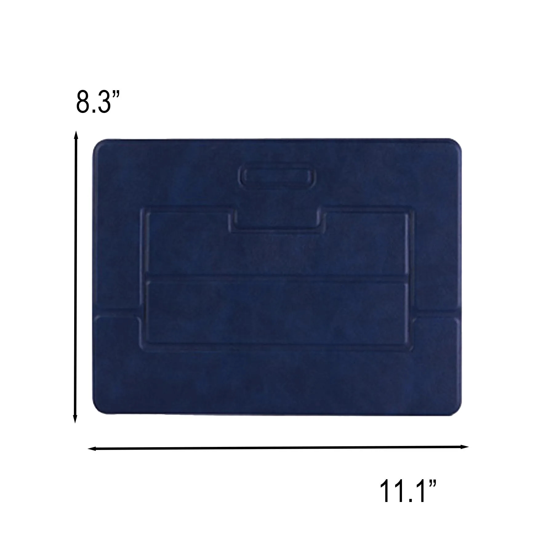 Foldable Leather Phone And Tablet Stand For Desk Use - Image 2