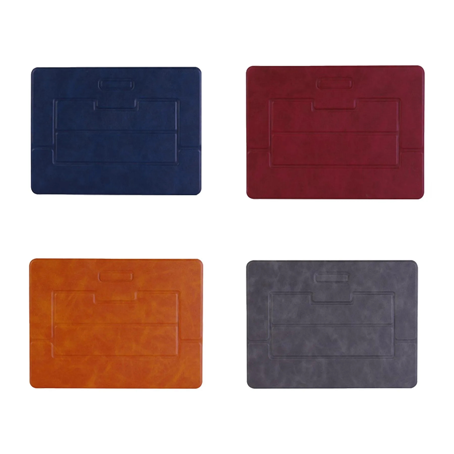 Foldable Leather Phone And Tablet Stand For Desk Use - Image 3