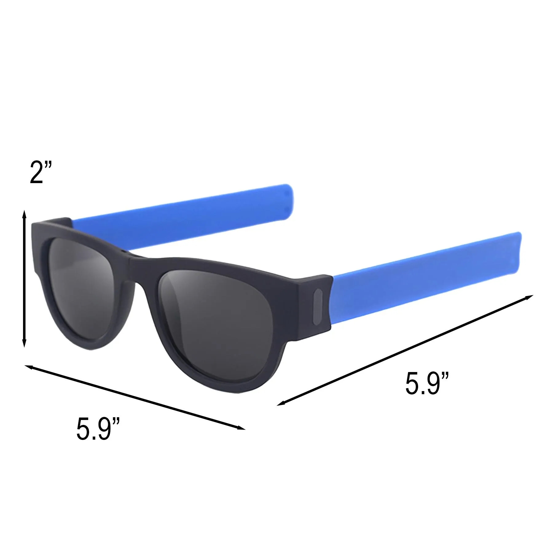 Foldable Silicone Bracelet Sunglasses For Beach Use - Image 2