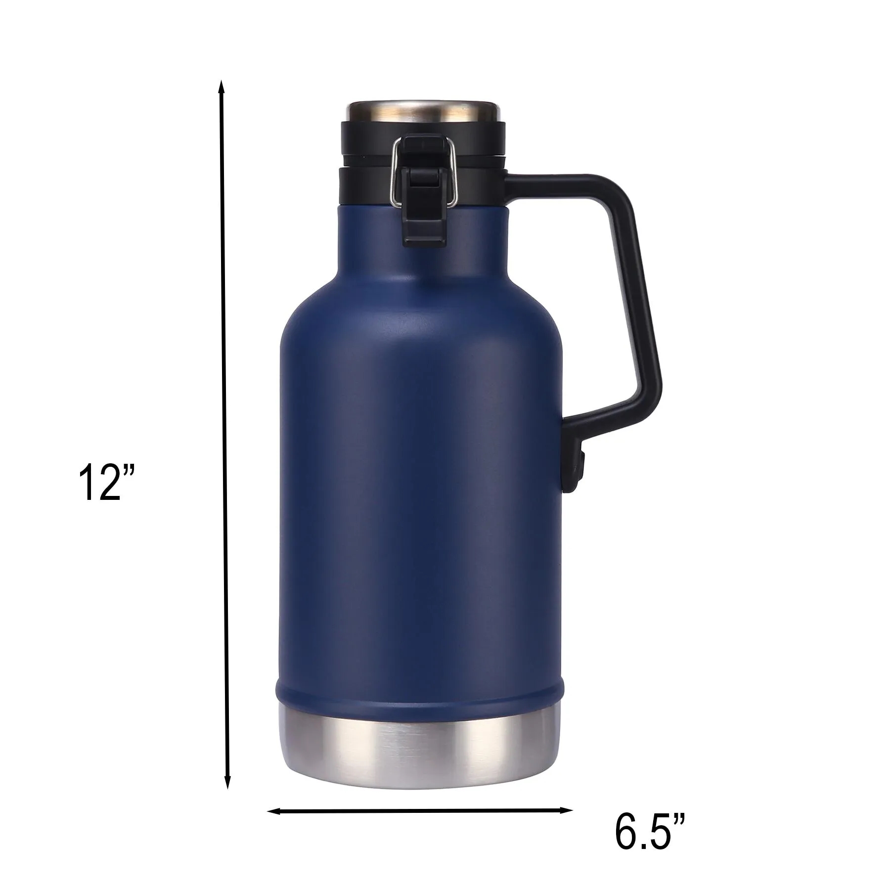 64 Oz Stainless Steel Vacuum Insulated Growler Bottle - Image 2