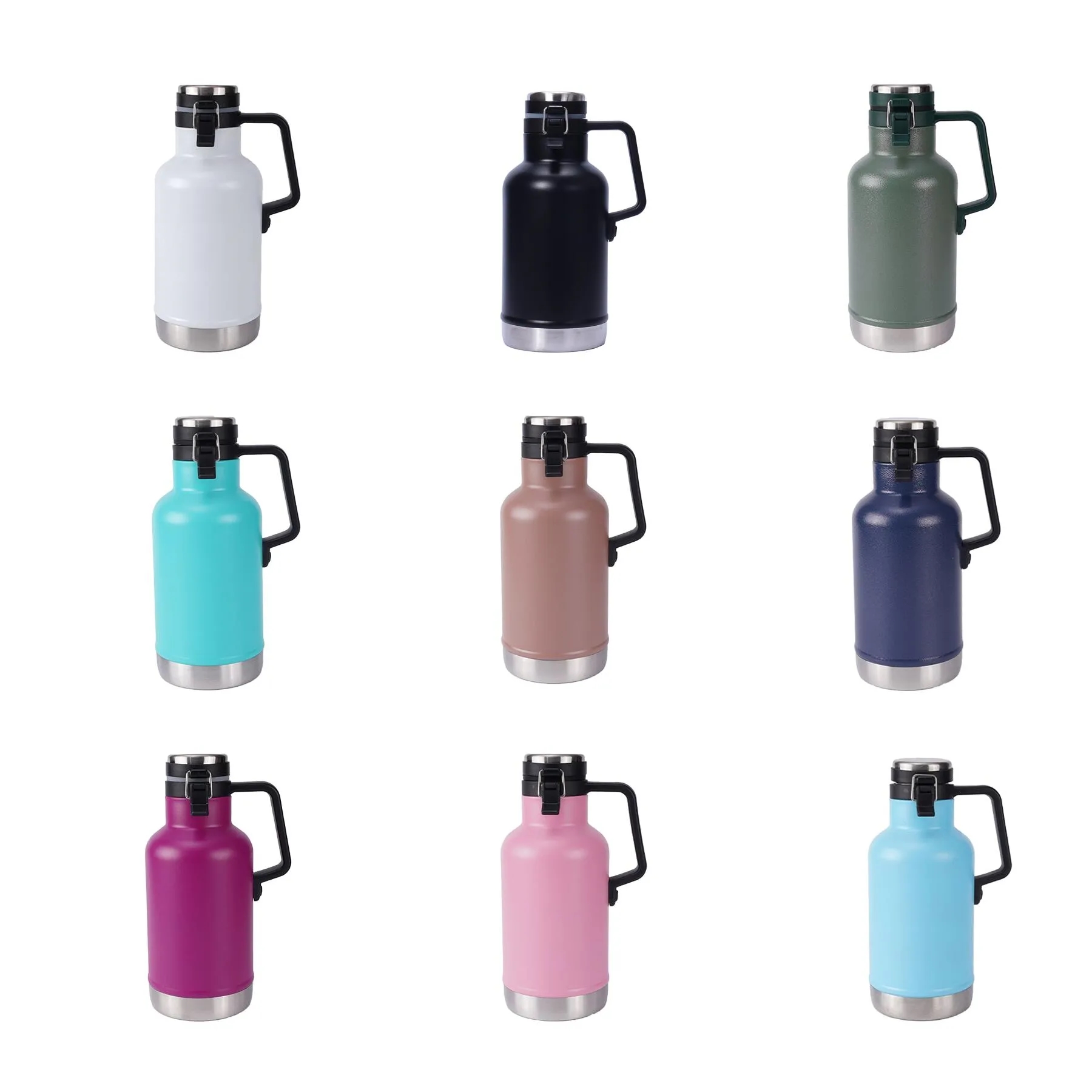 64 Oz Stainless Steel Vacuum Insulated Growler Bottle - Image 3