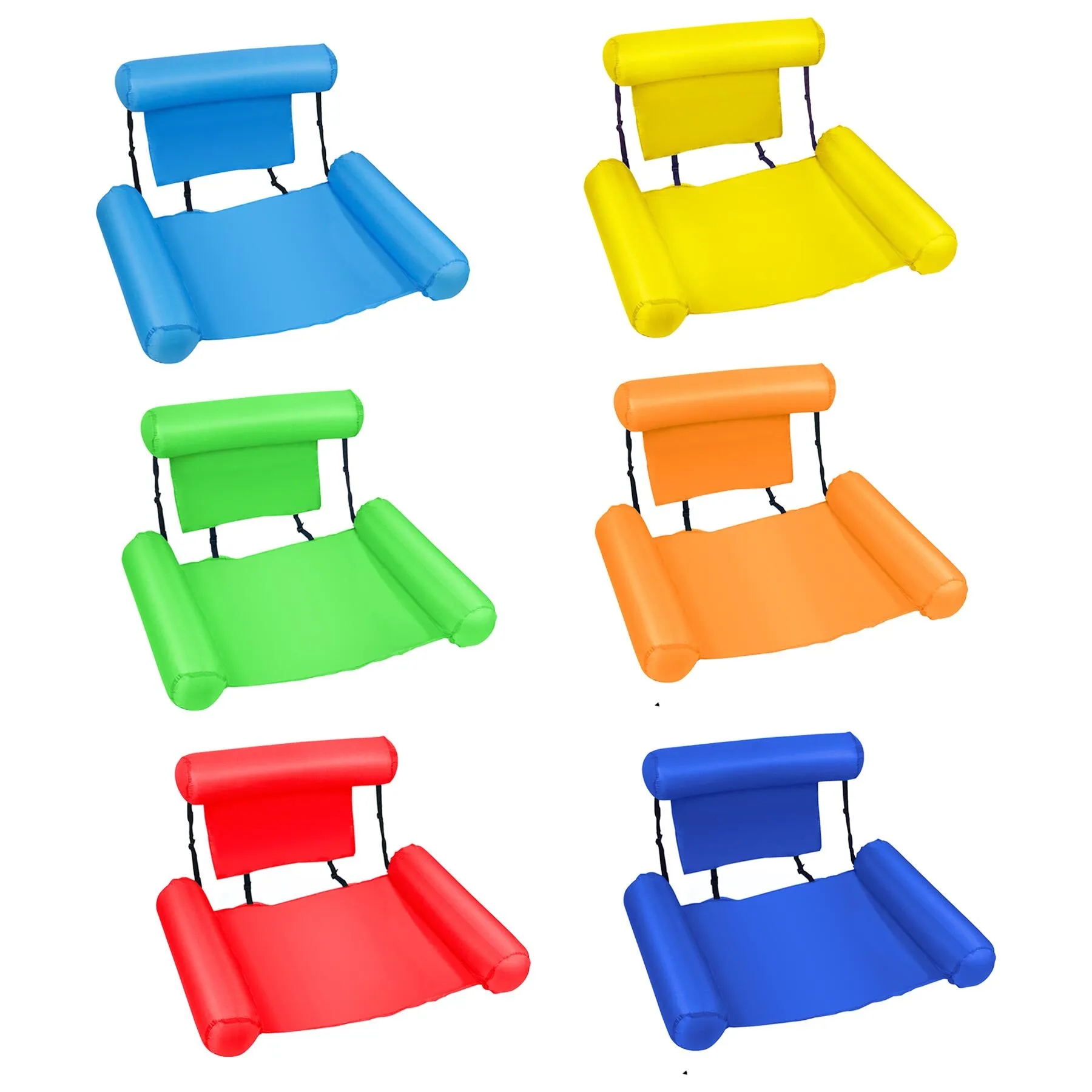 Inflatable Water Hammock Pool Lounge Bed For Summer - Image 3