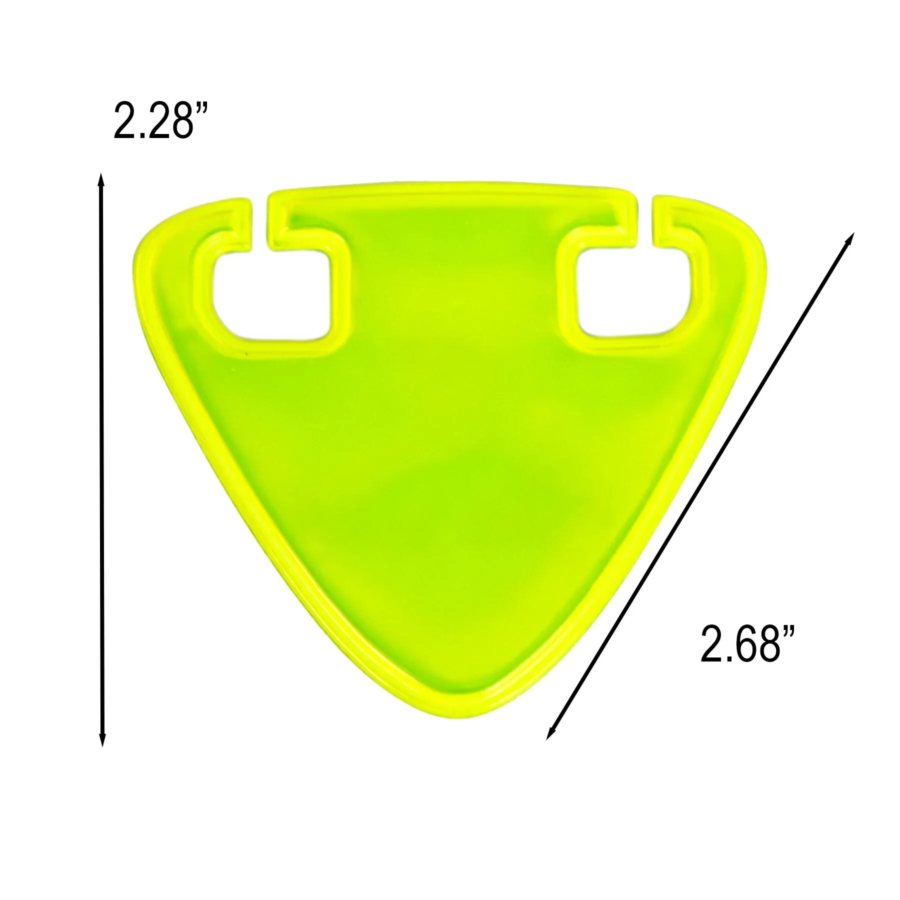 Reflective Triangle Bicycle Safety Tag For Night Rides - Image 2