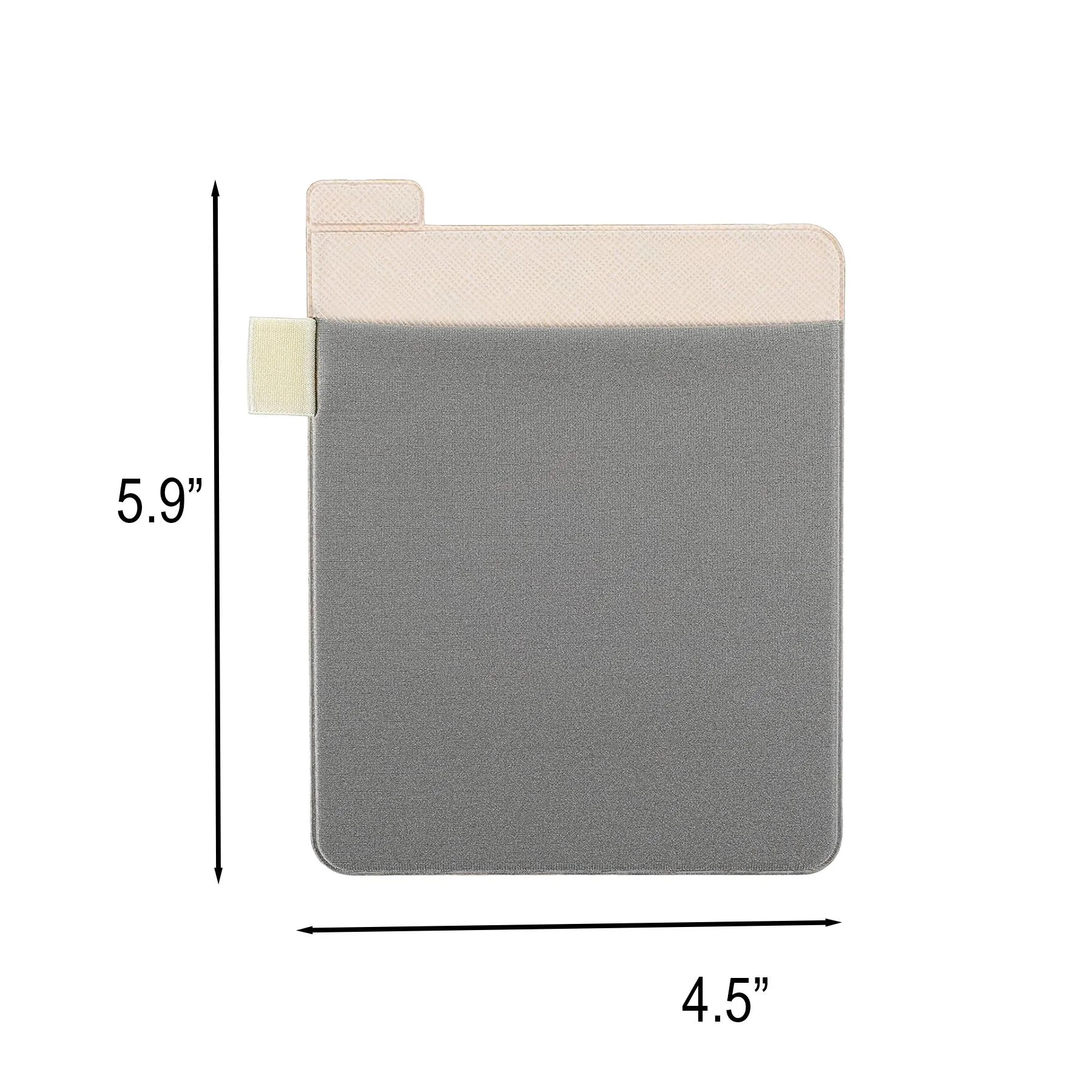 Stretch Fabric Adhesive Laptop Back Storage Pouch Bag - Image 2