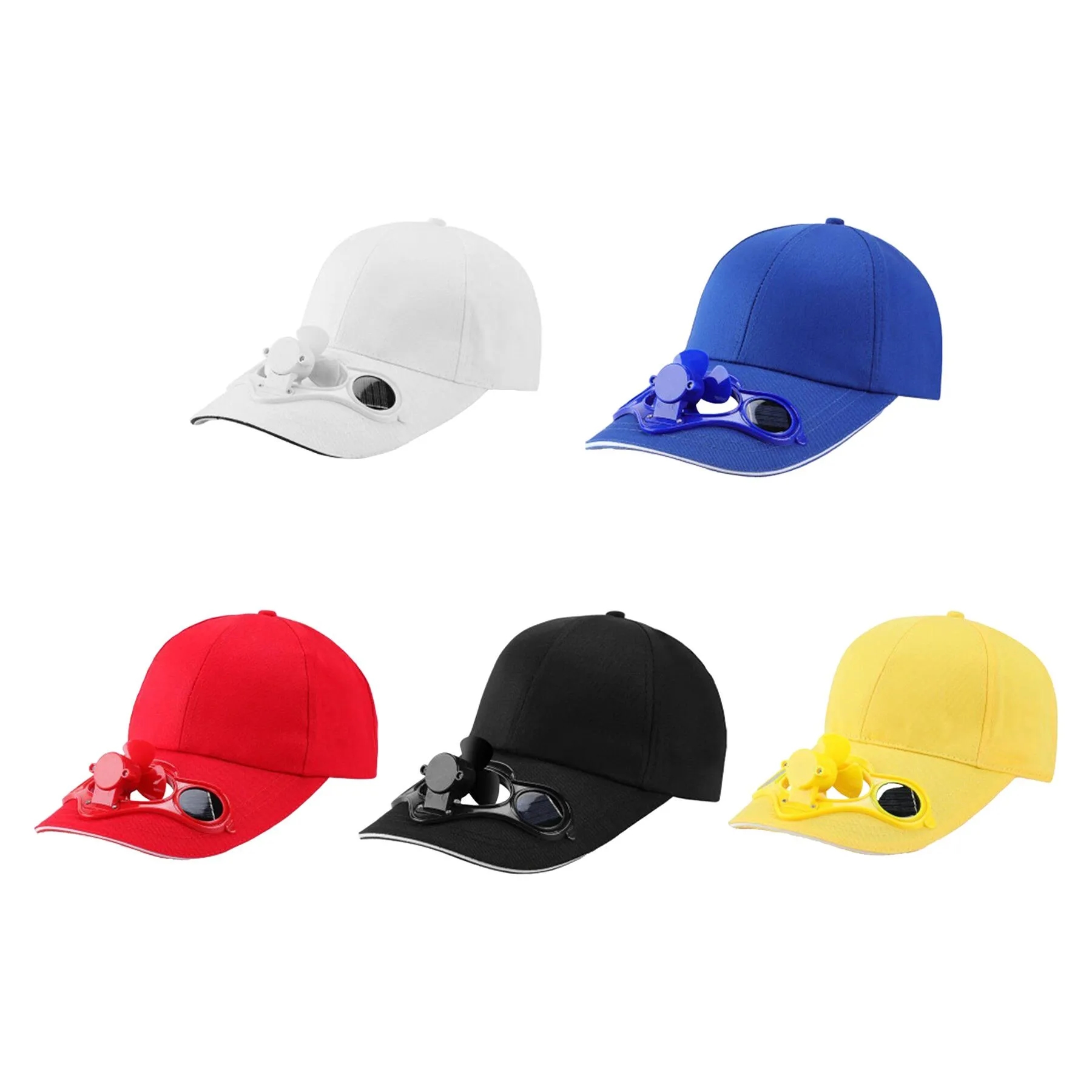 Solar Powered Outdoor Fan Cap For Summer Cooling Use - Image 3