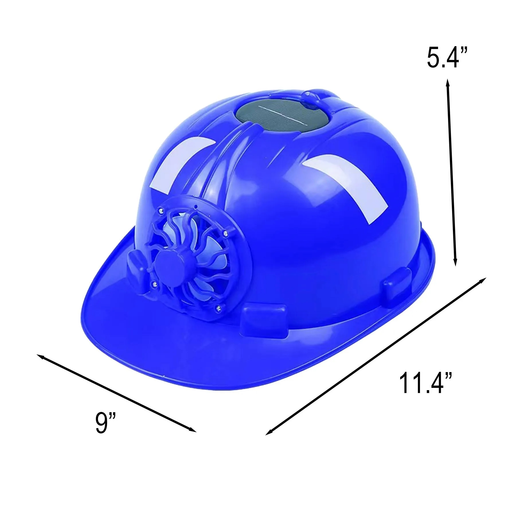 Solar Powered Fan Construction Helmet For Outdoor Work - Image 2
