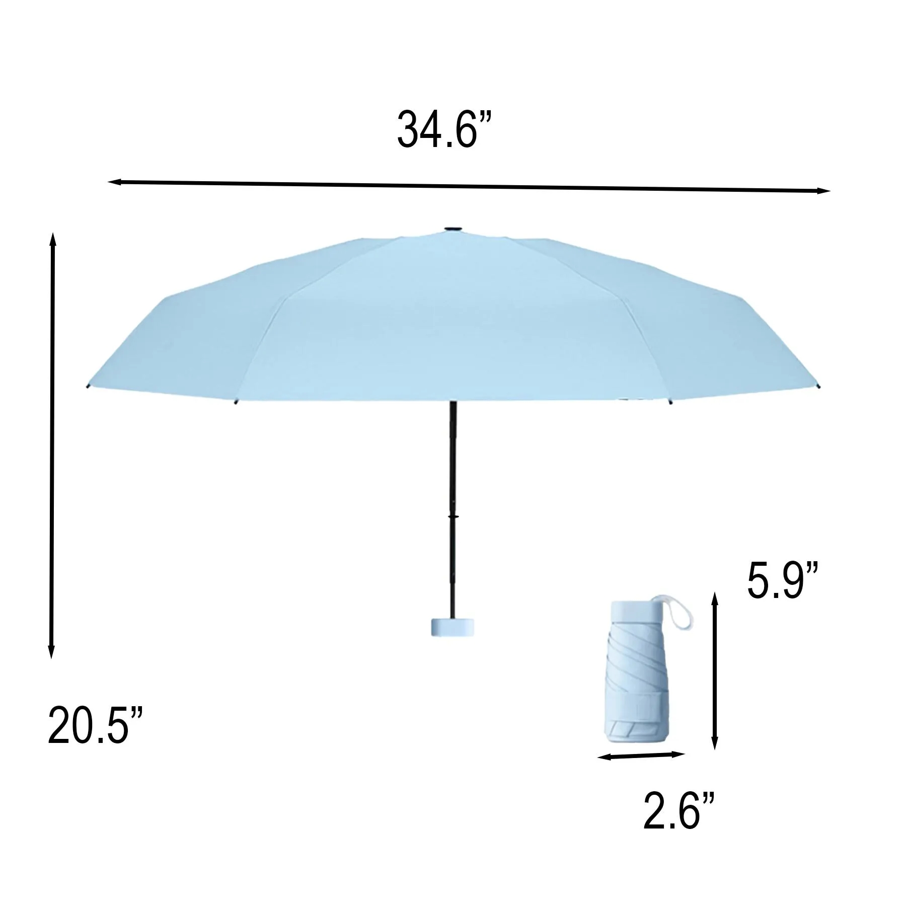 Compact Mini Sun Umbrella For Travel And Outdoor Shade - Image 2