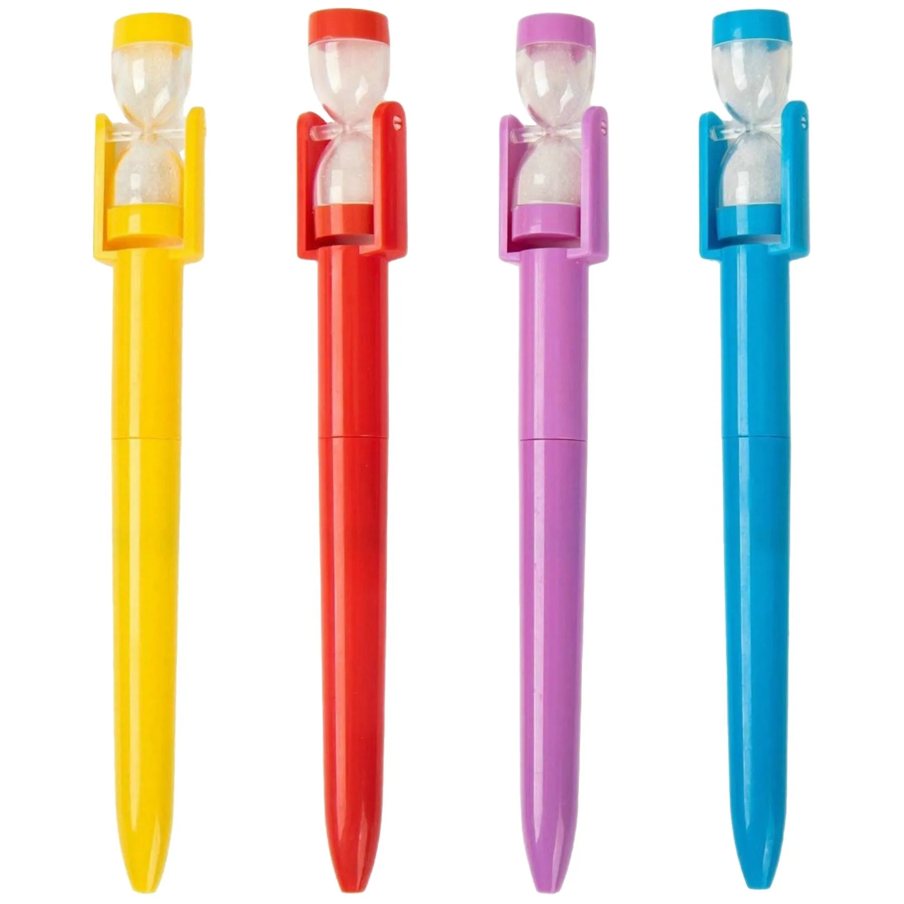 Creative Hourglass Design Plastic Ballpoint Office Pen - Image 3