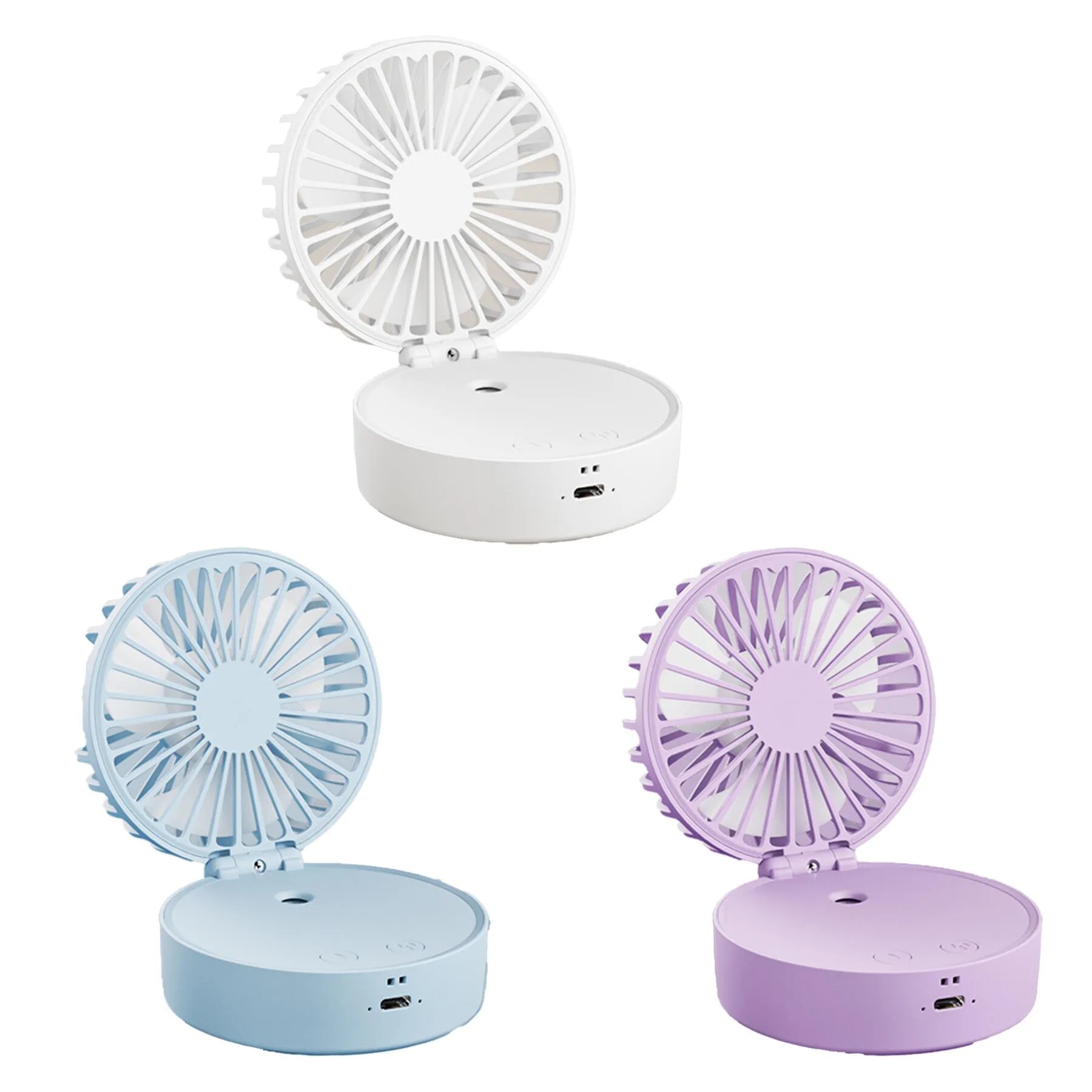 Foldable USB Misting Fan With Rechargeable Battery - Image 3