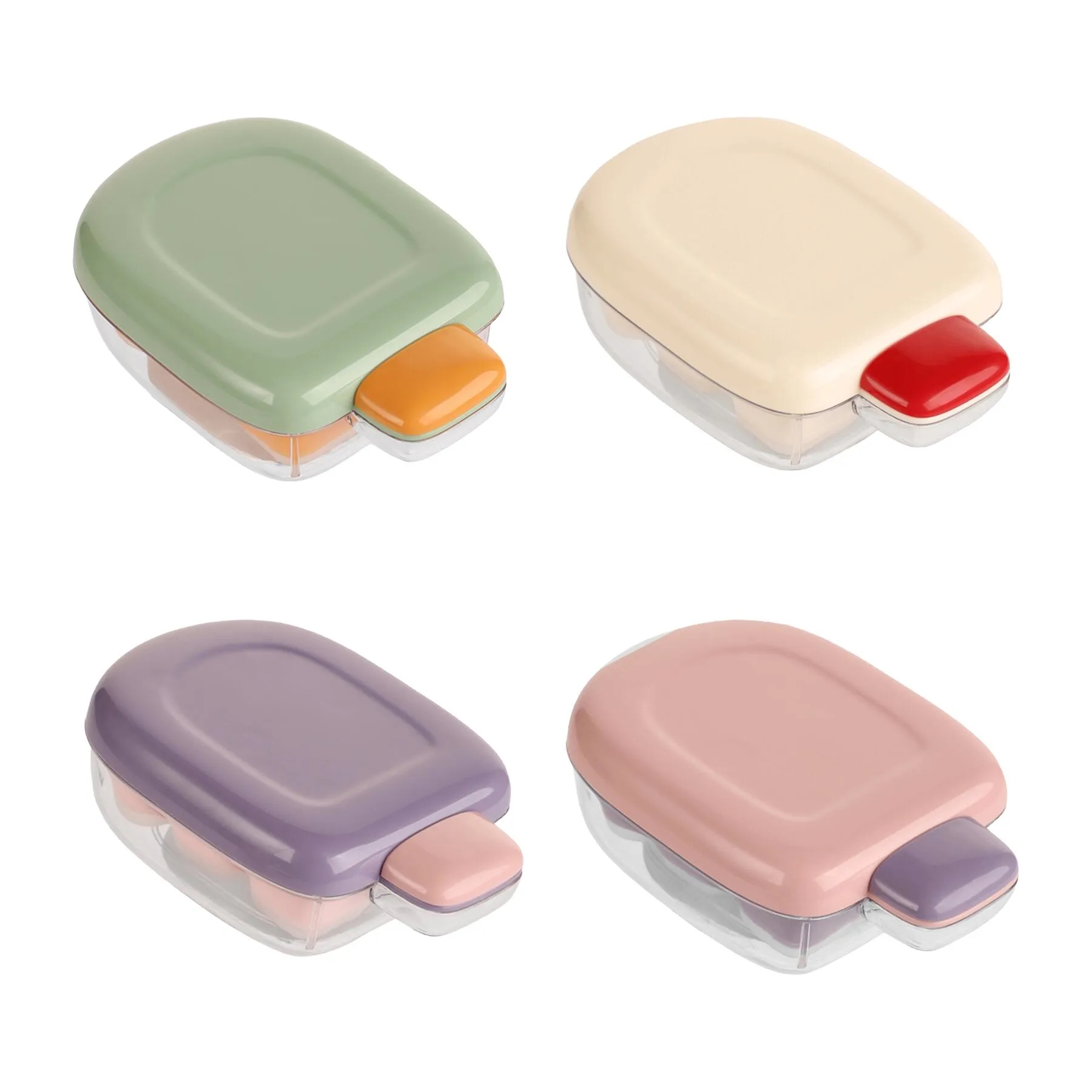 Press Release Ice Cube Tray With Lid And Storage Box - Image 3