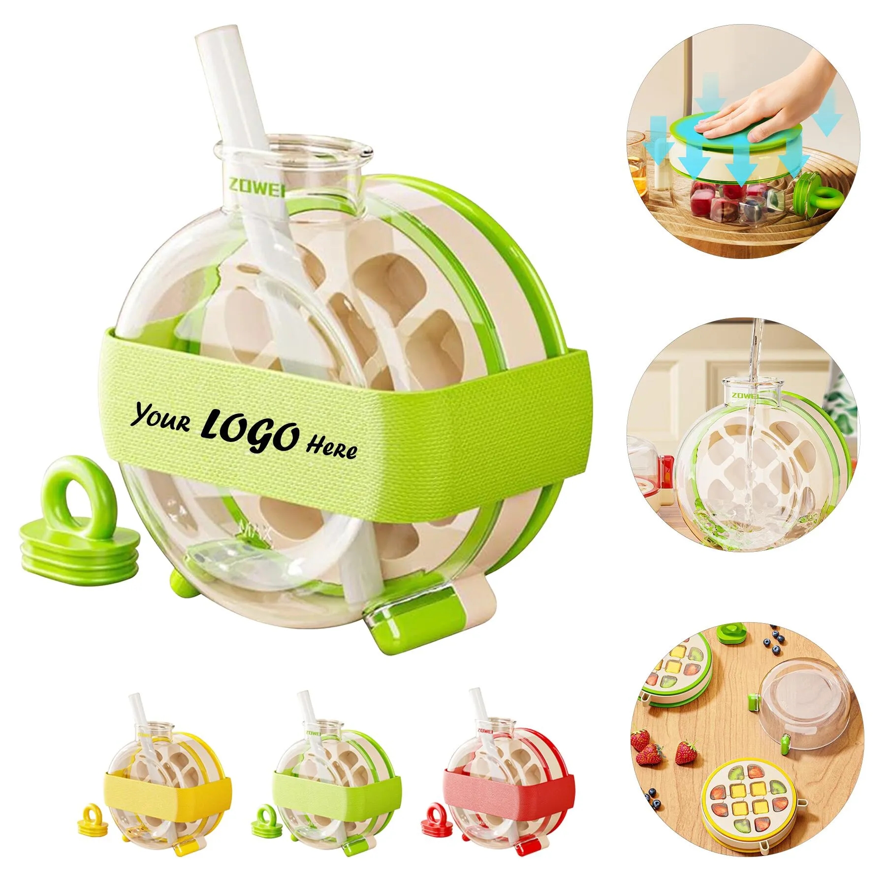 Press Release Ice Cube Kettle With Straw Cup And Lid
