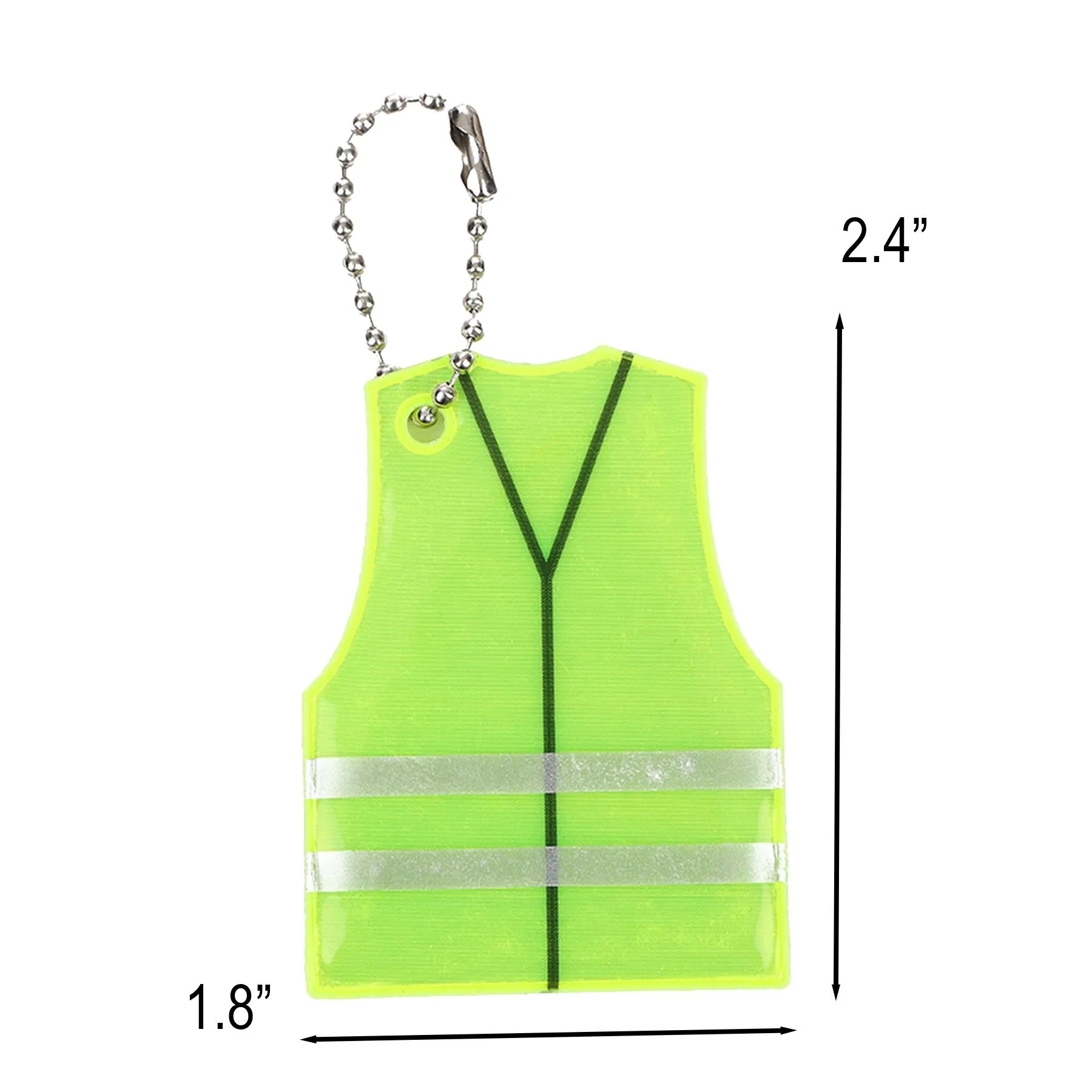 Reflective Safety Key Chain Pendant For Outdoor Visibility - Image 2
