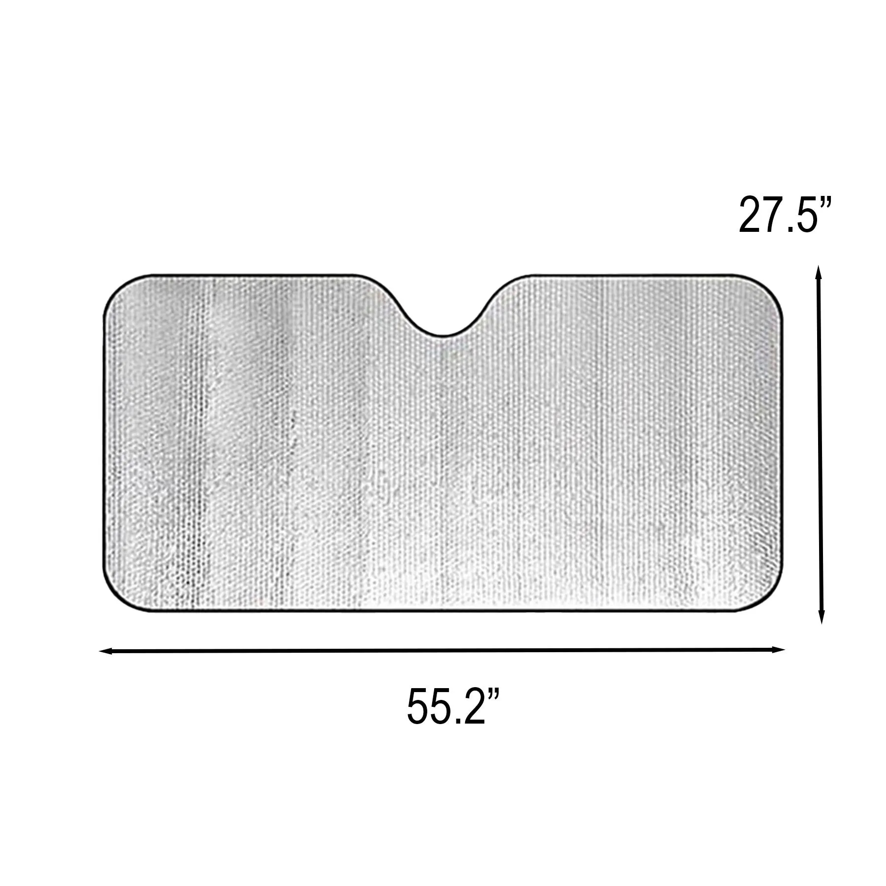 Foldable Foam Car Windshield Sunshade For Summer Heat - Image 2