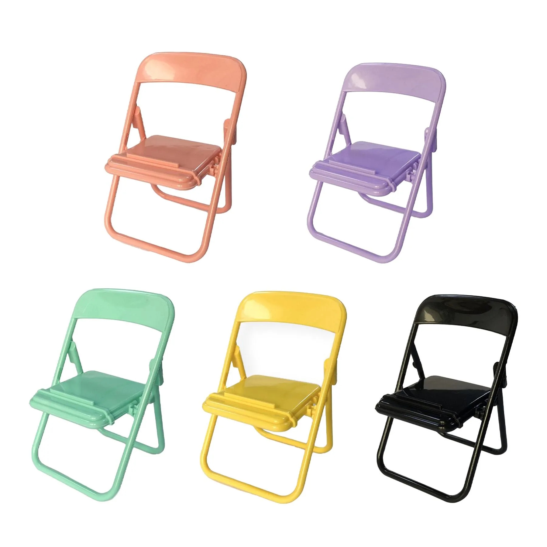 Folding Chair Phone Stand For Desktop Device Support - Image 3