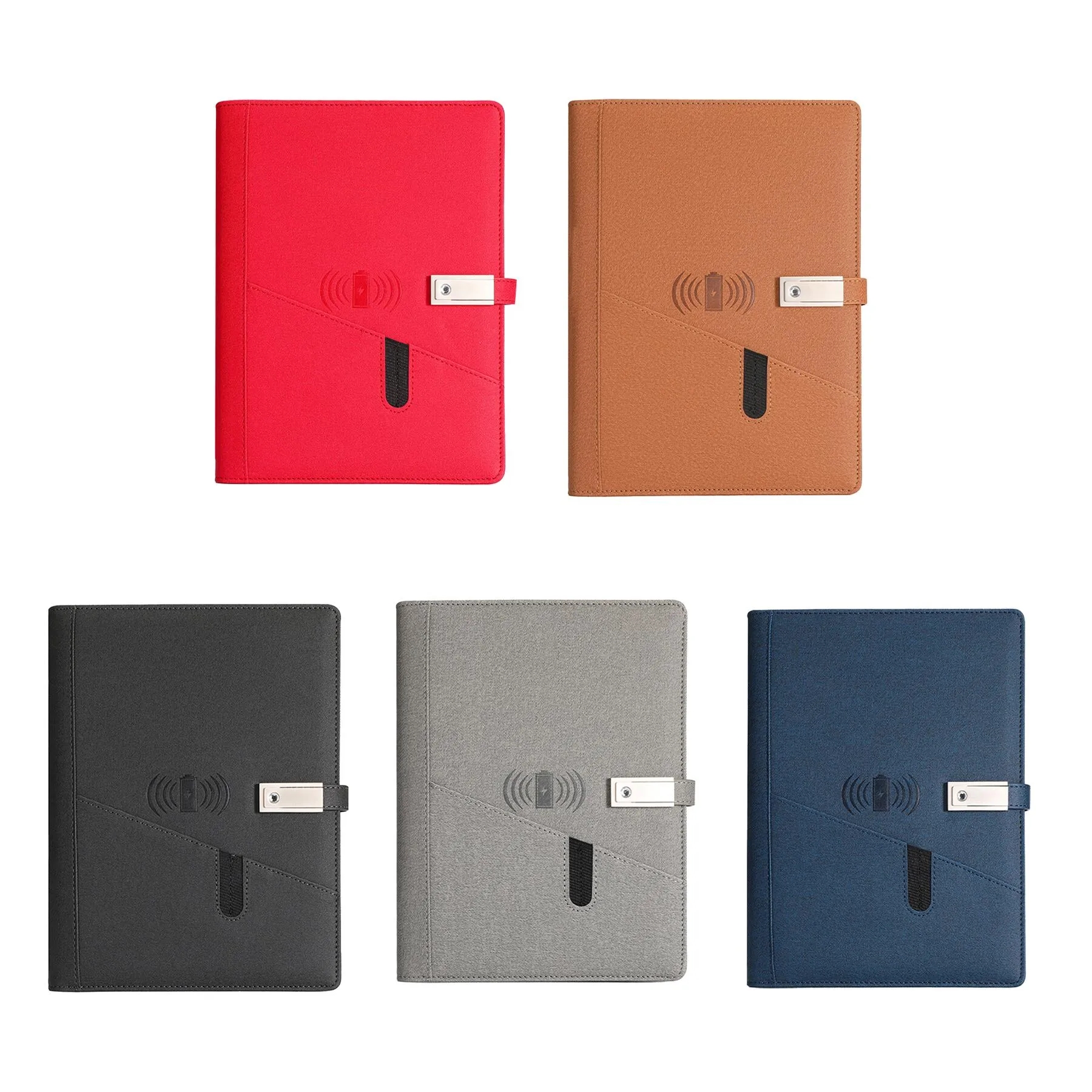 Wireless Charging Notebook With Power Bank And USB Drive - Image 2